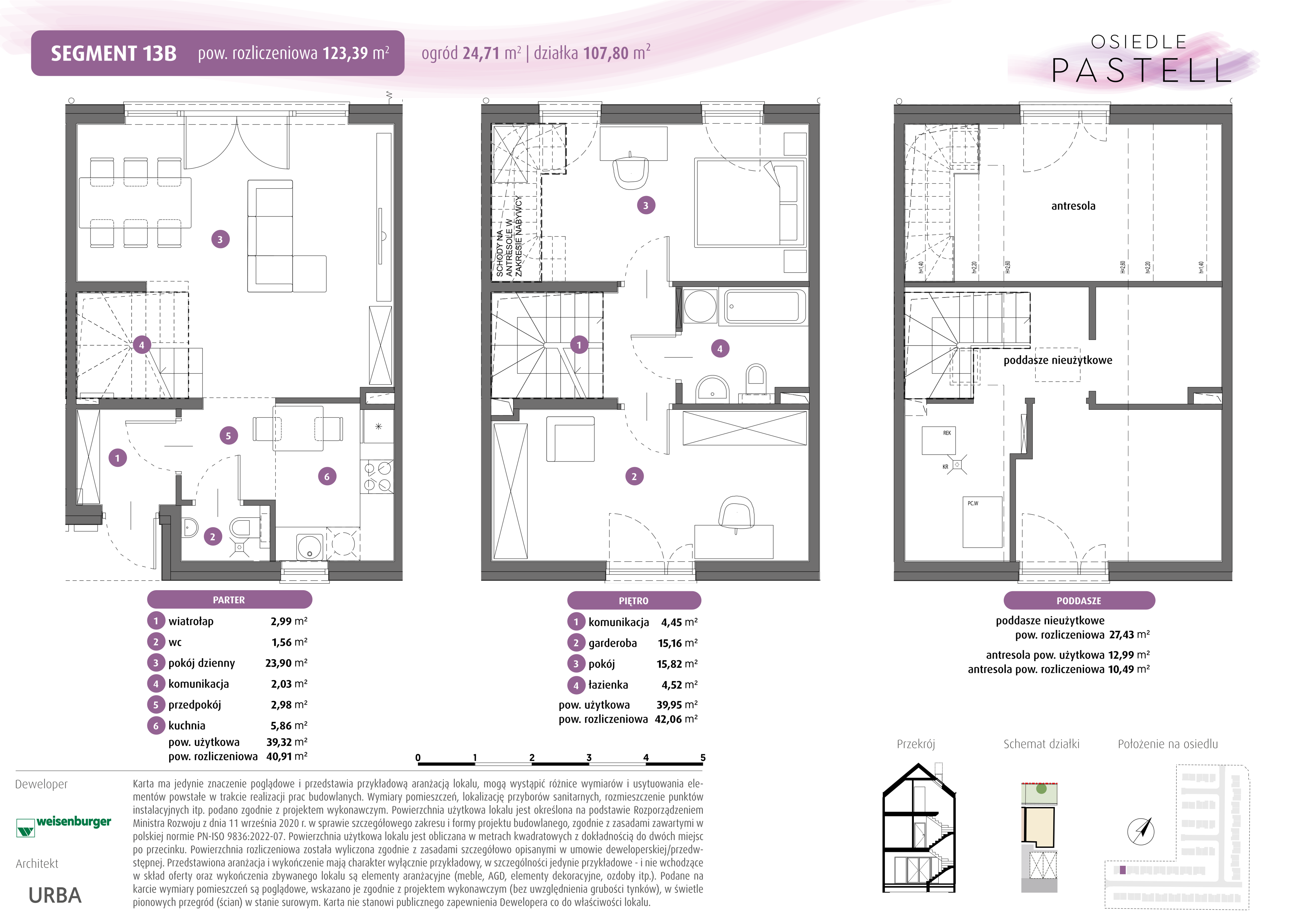 Dom 89,76 m², oferta nr 13.b, Osiedle Pastell, Warszawa, Białołęka, Henryków, ul. Kazimierza Pułaskiego-idx