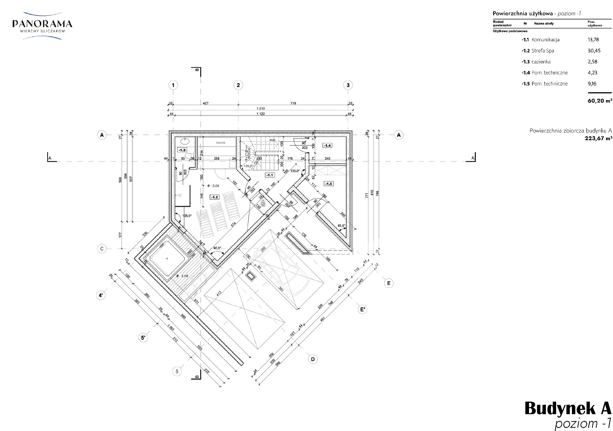 Dom 223,67 m², oferta nr A, Panorama Wierchy, Gliczarów Górny, ul. Iwan-idx