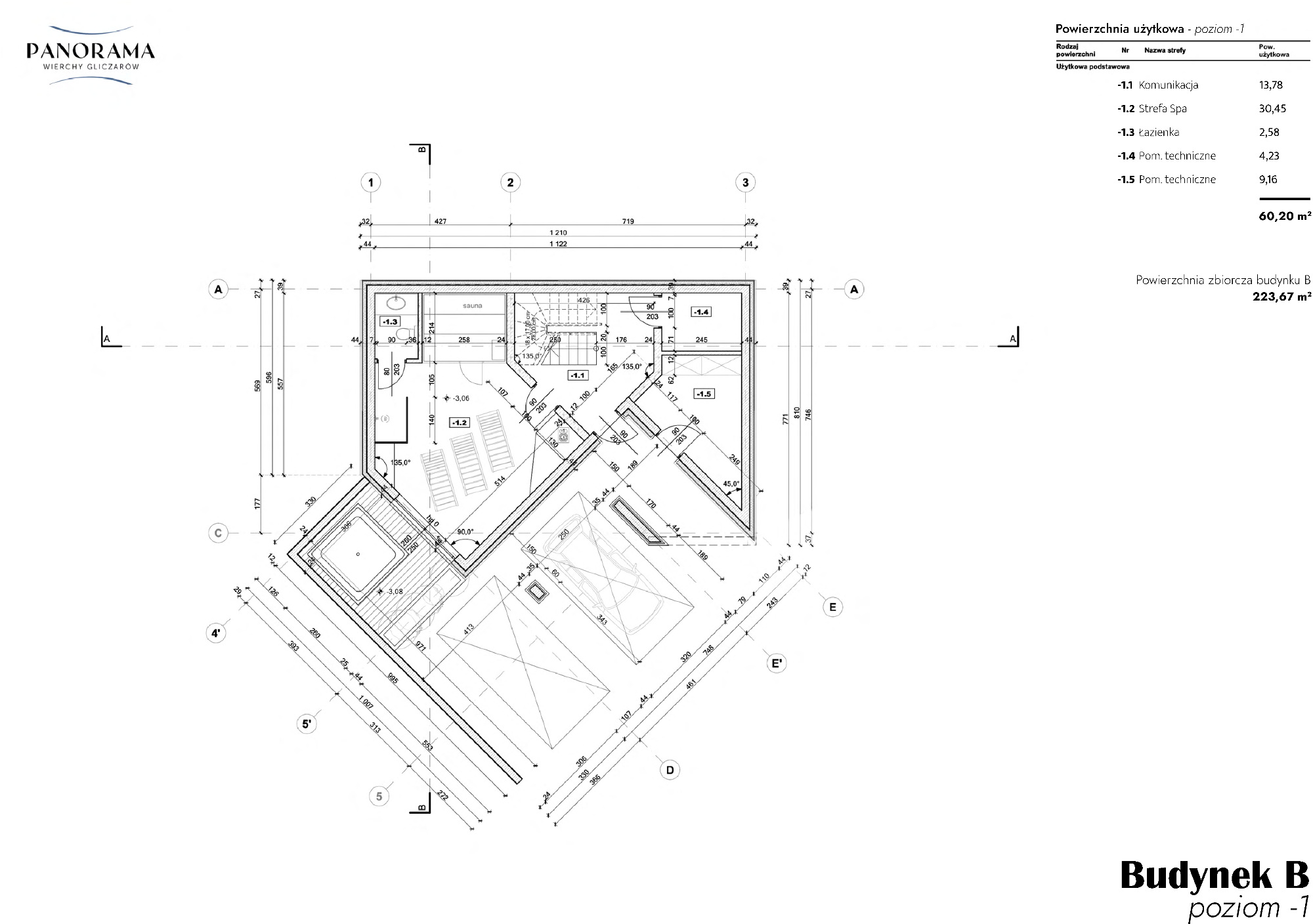 Dom 223,67 m², oferta nr B, Panorama Wierchy, Gliczarów Górny, ul. Iwan-idx