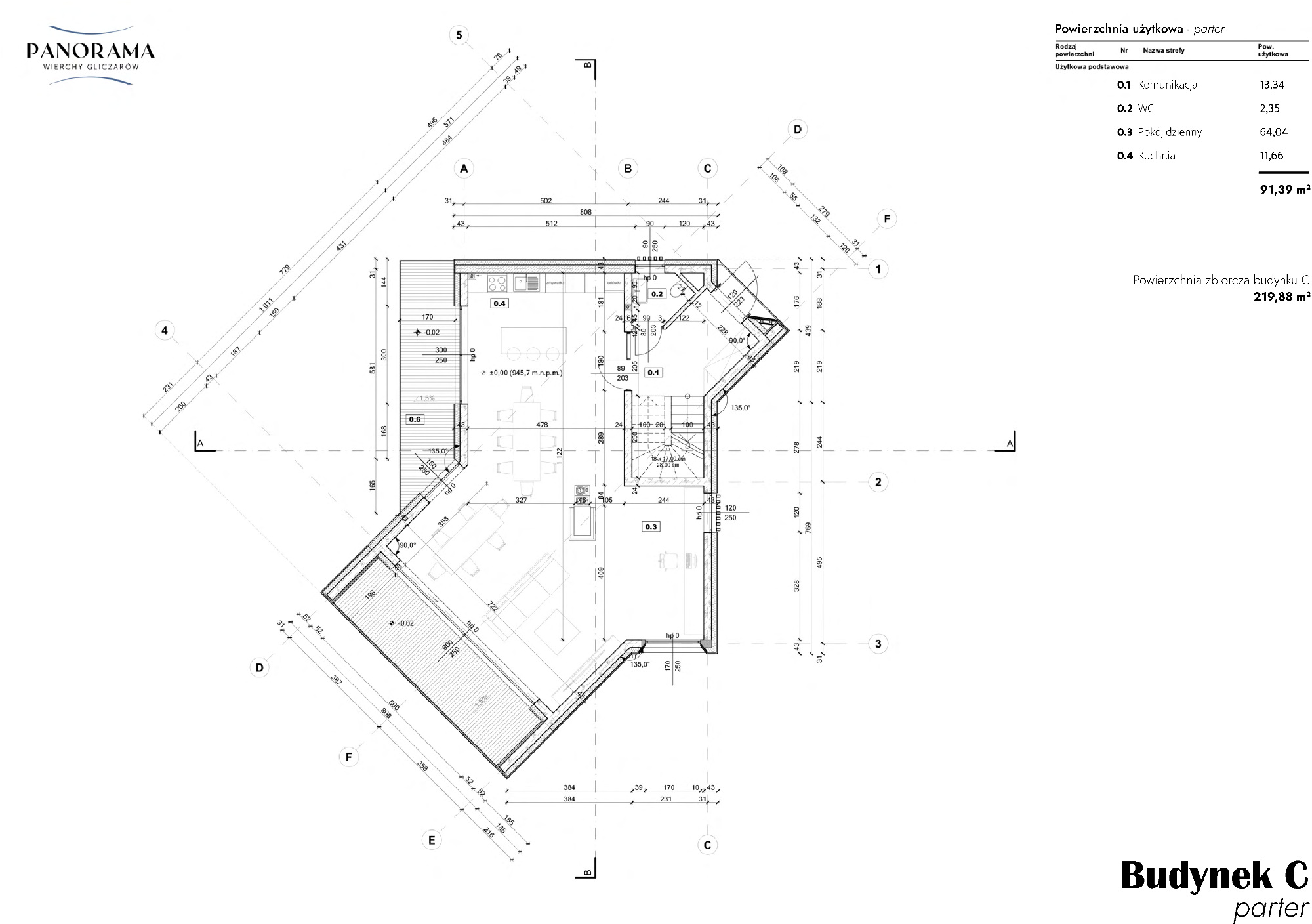 Dom i rezydencja 219,88 m², oferta nr C, Panorama Wierchy, Gliczarów Górny, ul. Iwan-idx