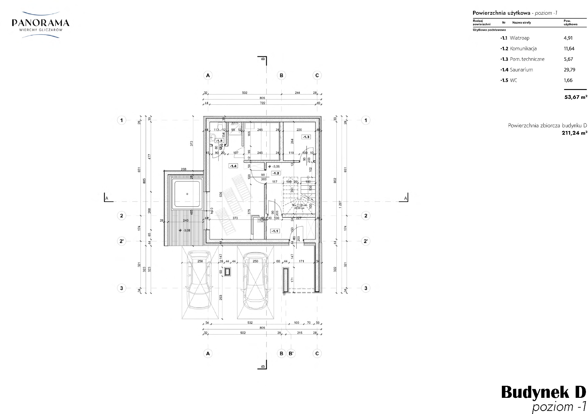 Dom 211,24 m², oferta nr D, Panorama Wierchy, Gliczarów Górny, ul. Iwan-idx