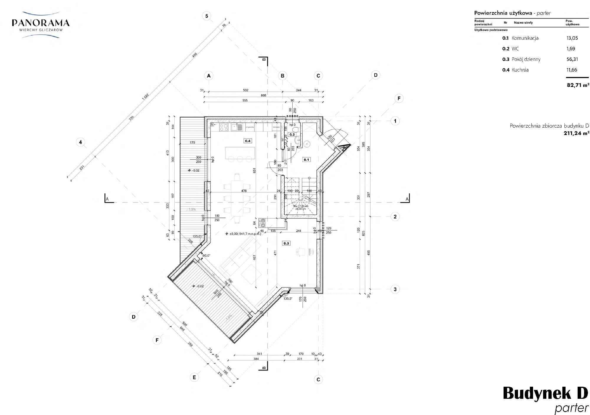 Dom 211,24 m², oferta nr D, Panorama Wierchy, Gliczarów Górny, ul. Iwan-idx