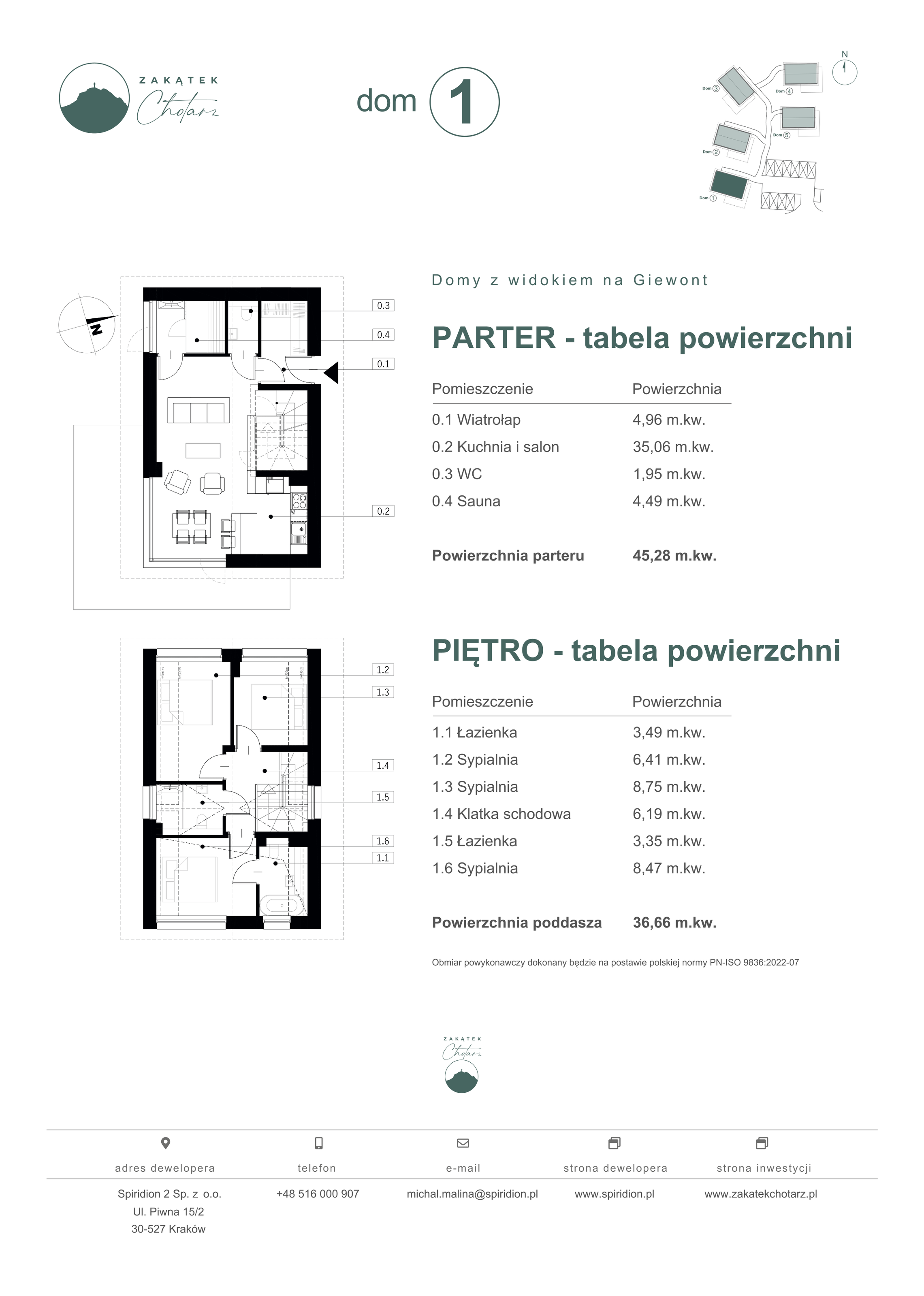 Dom i rezydencja 81,94 m², oferta nr 1, Zakątek Chotarz, Kościelisko, ul. Nędzy Kubińca-idx