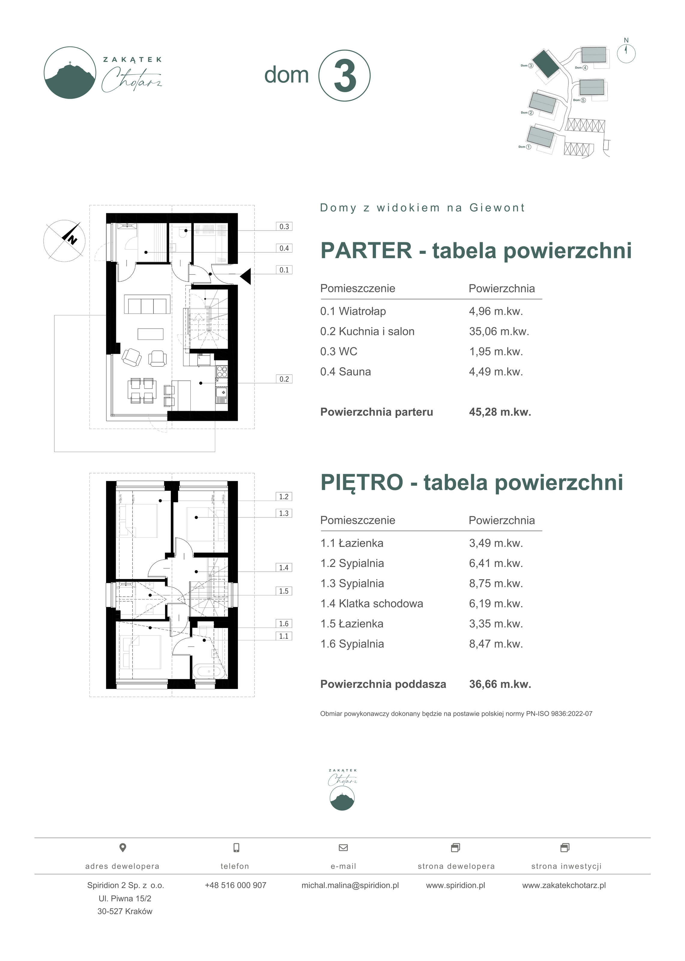 Dom i rezydencja 81,94 m², oferta nr 3, Zakątek Chotarz, Kościelisko, ul. Nędzy Kubińca-idx