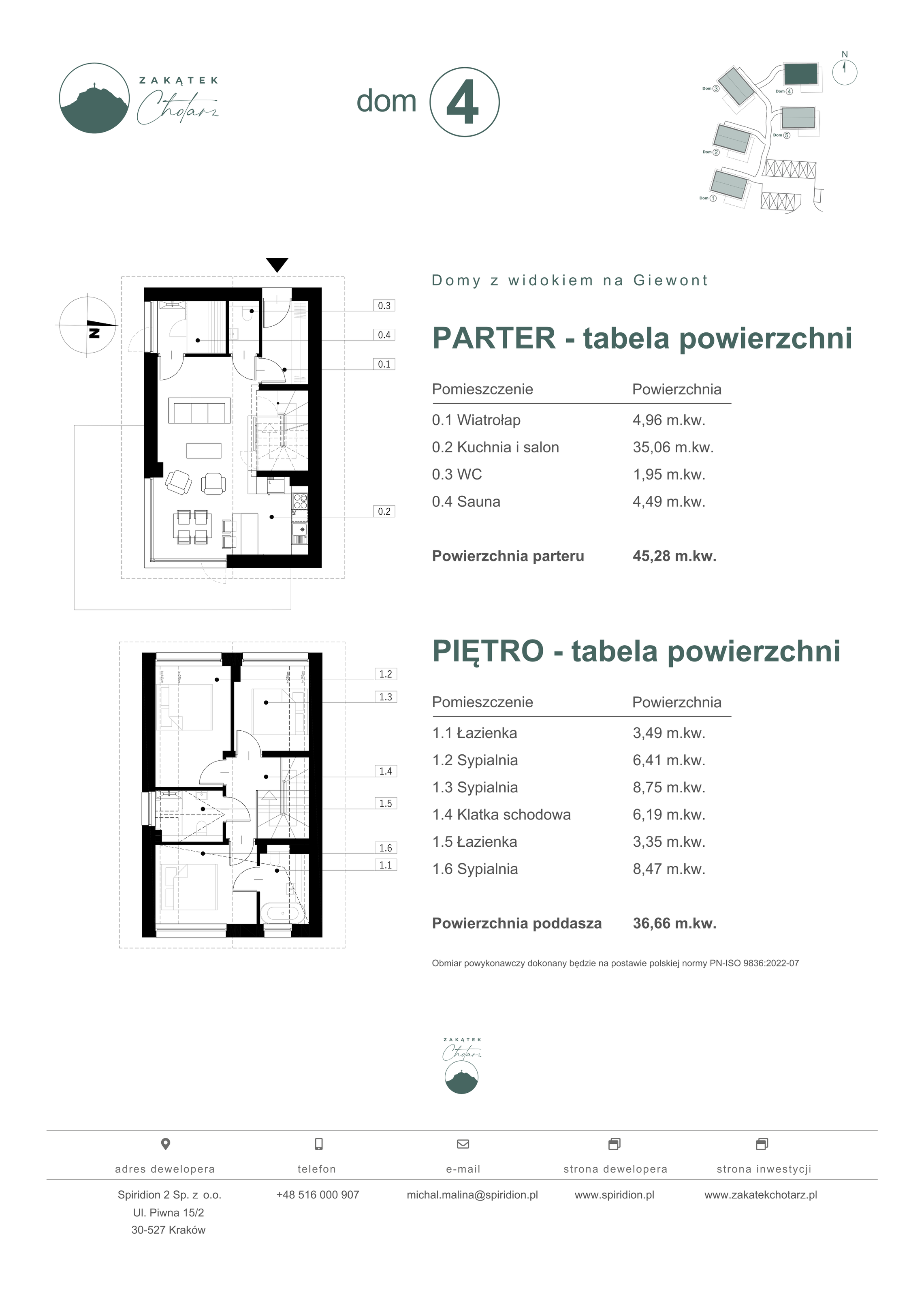 Dom i rezydencja 81,94 m², oferta nr 4, Zakątek Chotarz, Kościelisko, ul. Nędzy Kubińca-idx