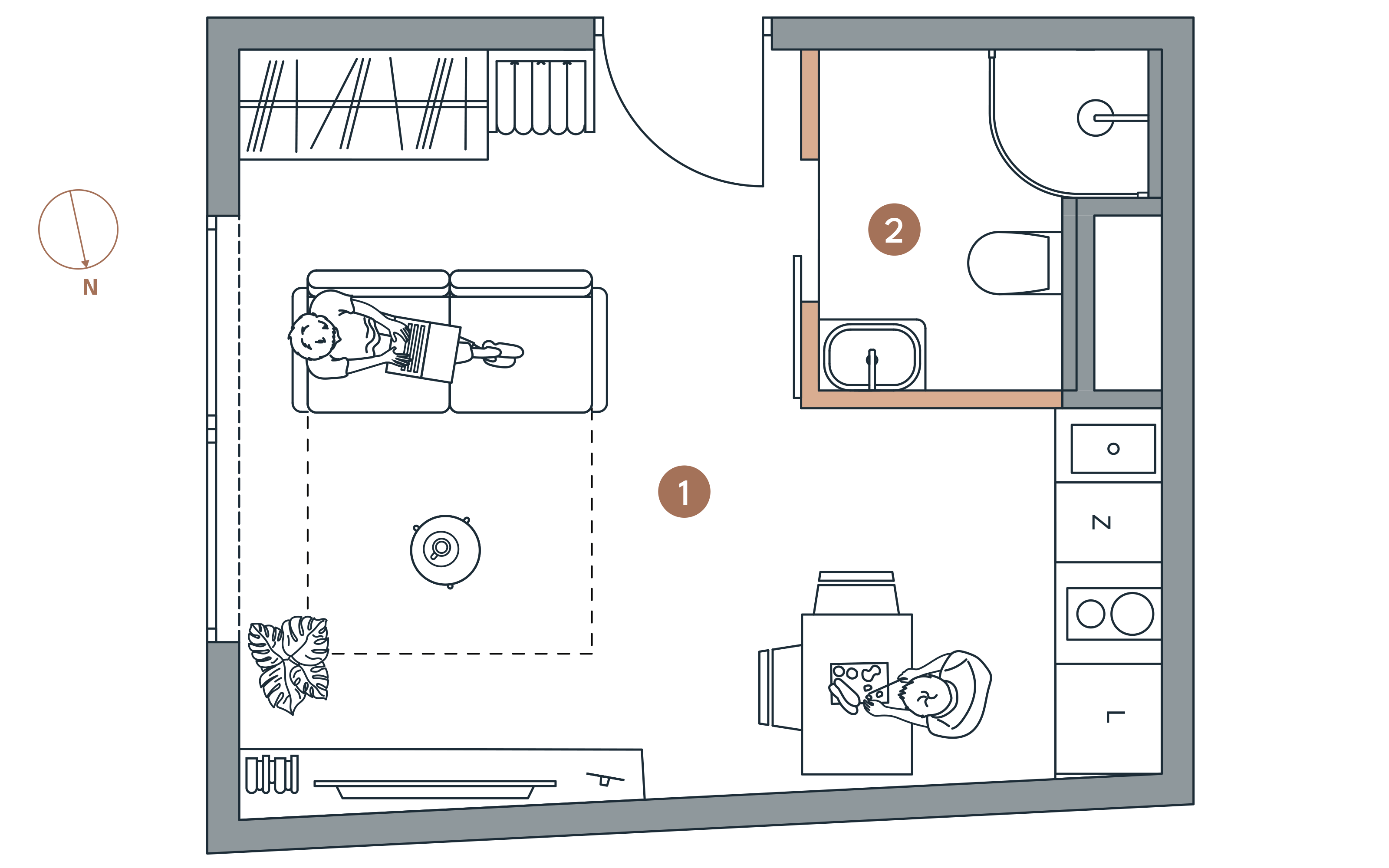 Apartament inwestycyjny 20,52 m², piętro 4, oferta nr A/4.14, Starowiejska 3, Katowice, Śródmieście, ul. Starowiejska 3-idx