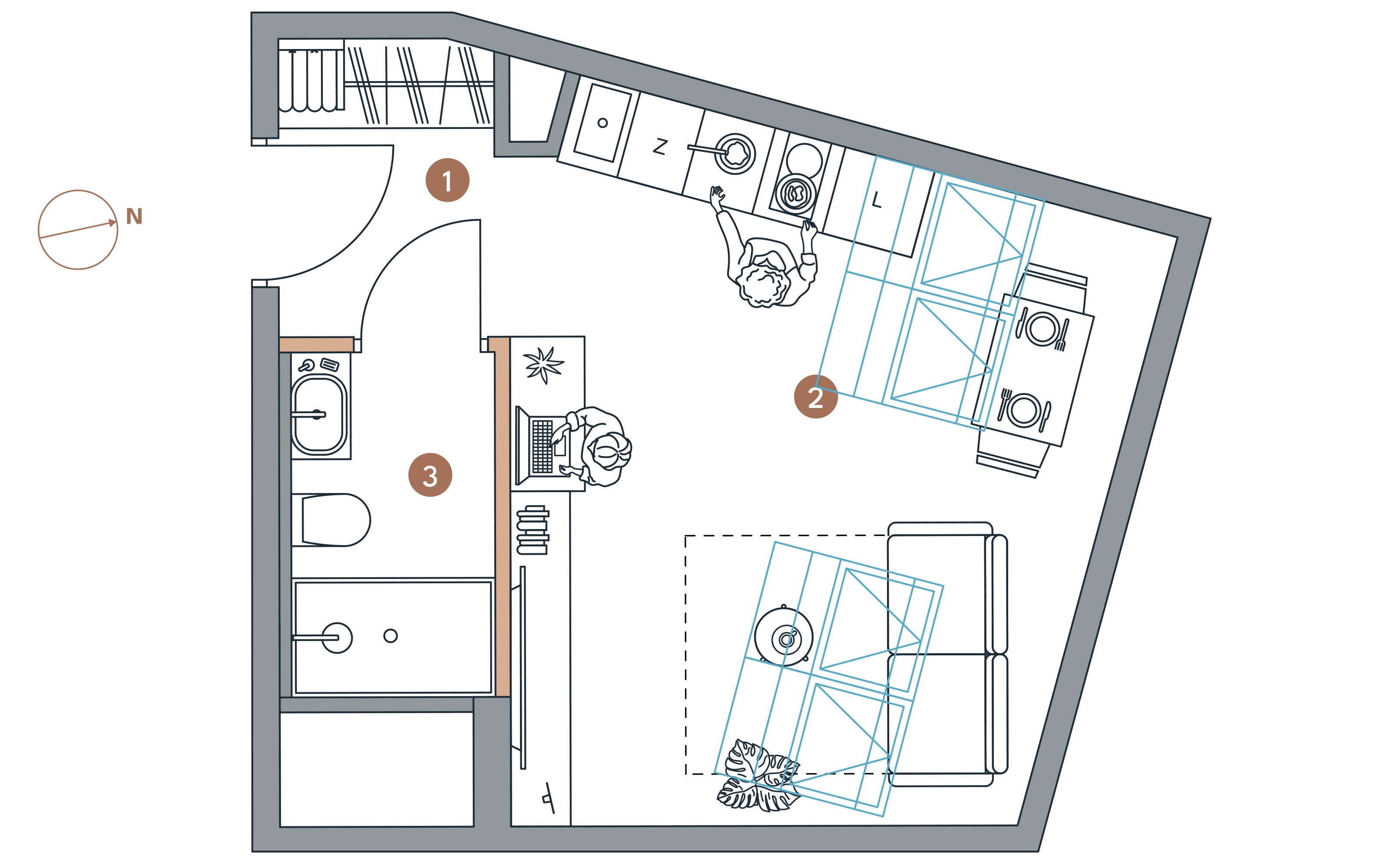 Apartament inwestycyjny 19,49 m², piętro 4, oferta nr A/4.17, Starowiejska 3, Katowice, Śródmieście, ul. Starowiejska 3-idx