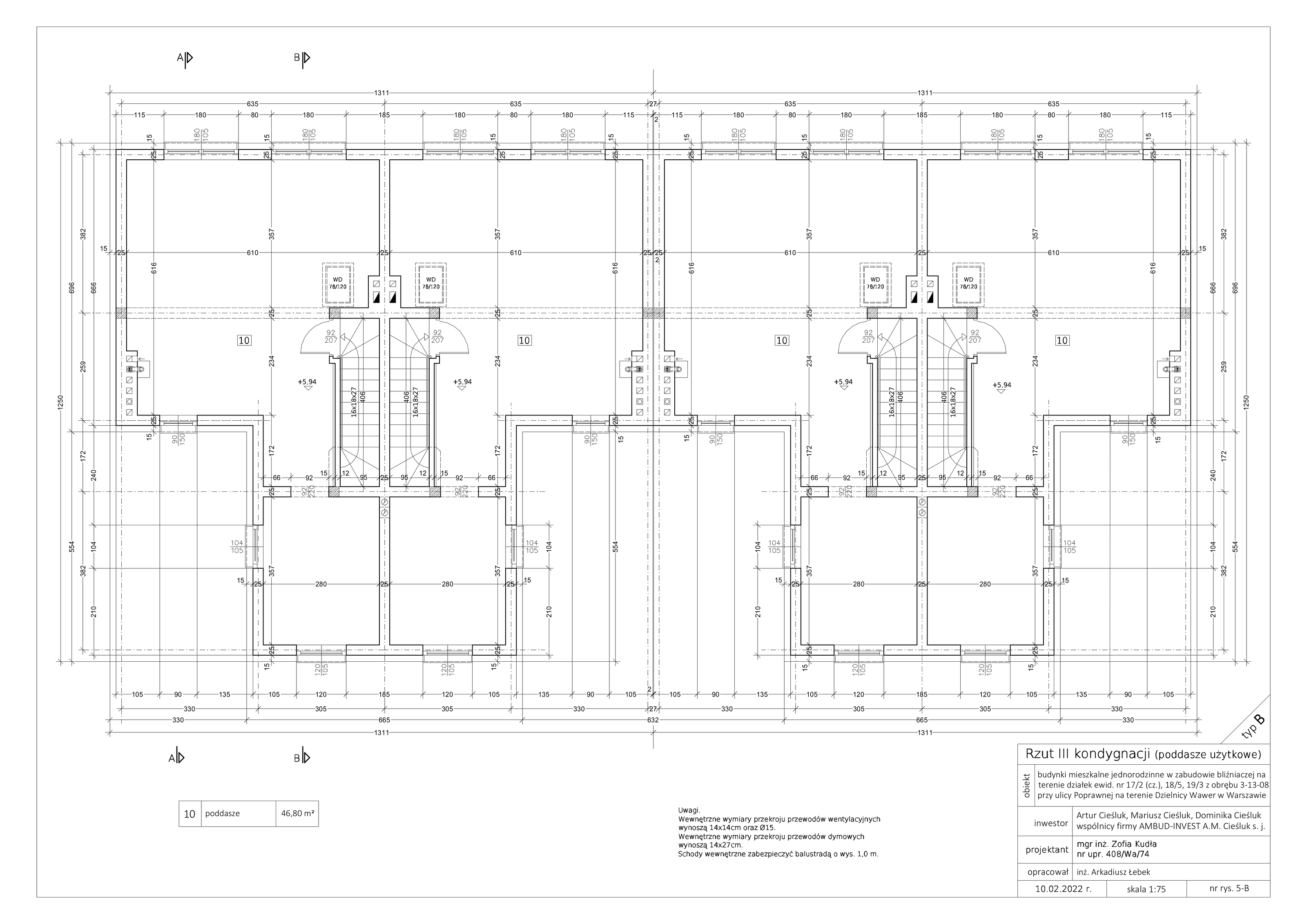 Dom 141,73 m², oferta nr N7.2, Osiedle Gułowska, Warszawa, Wawer, Las, ul. Gułowska (przy ul. Poprawnej)-idx