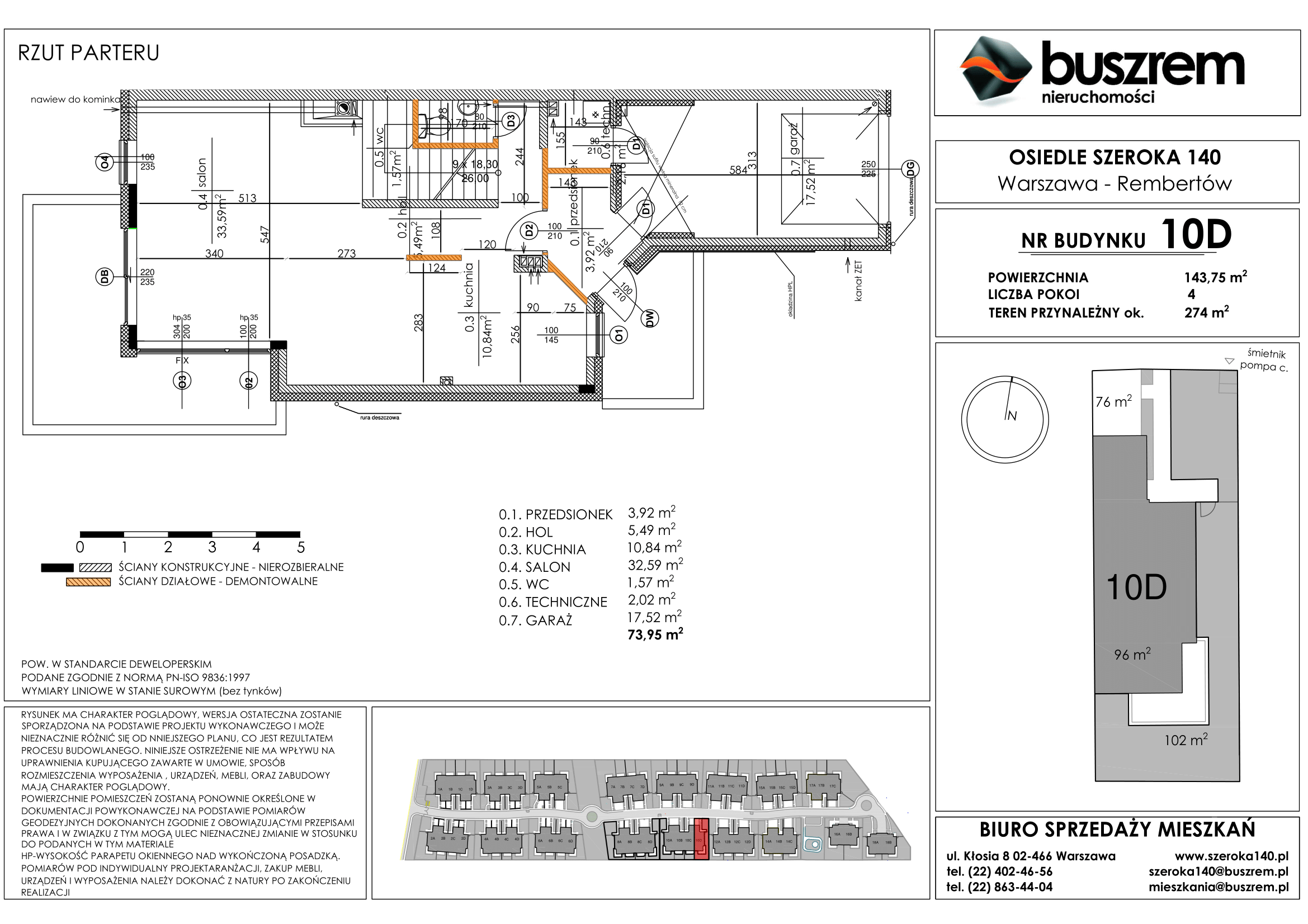 Dom 143,75 m², oferta nr 10D, Osiedle Szeroka 140, Warszawa, Rembertów, ul. Szeroka 140-idx