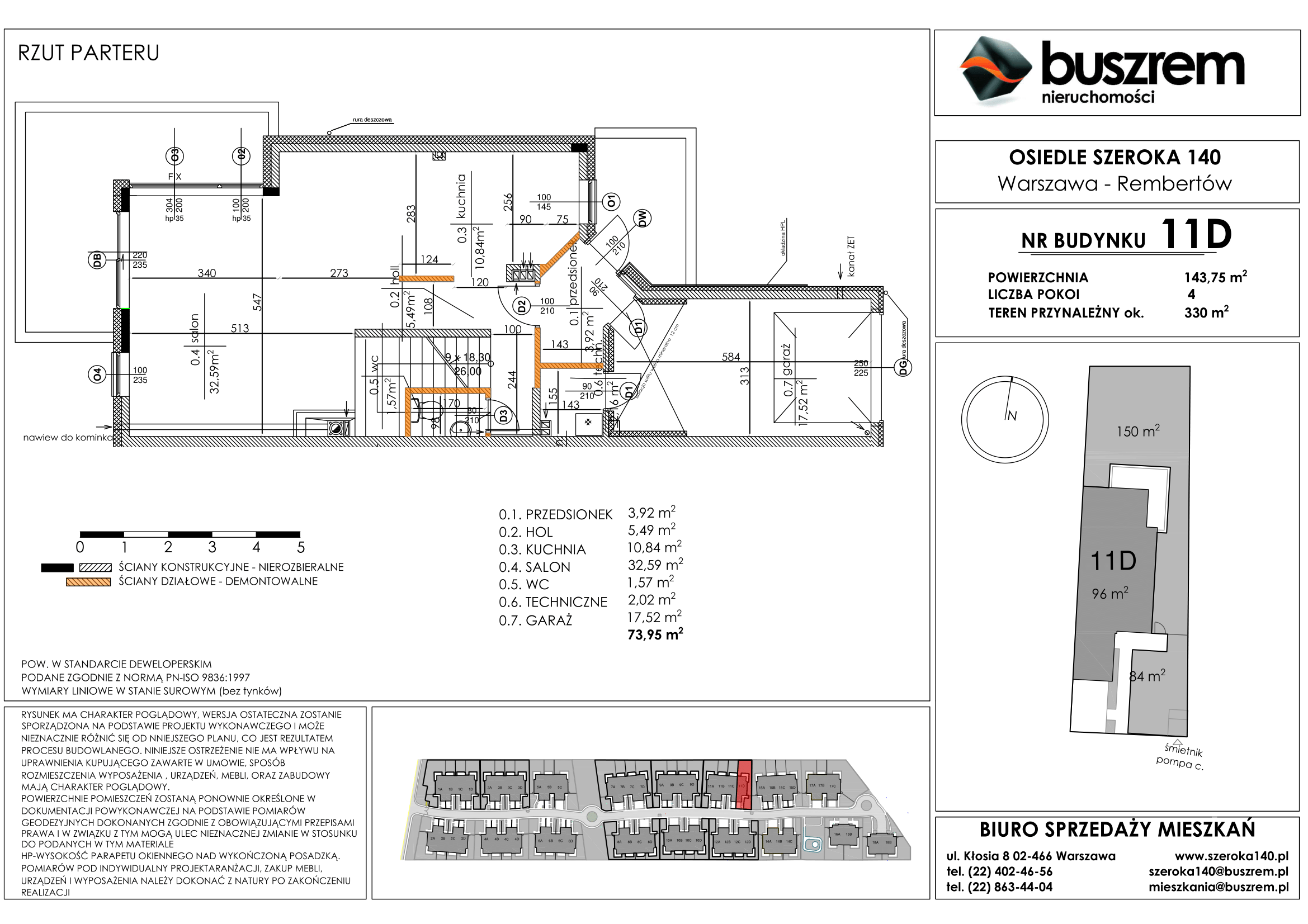 Dom 143,75 m², oferta nr 11D, Osiedle Szeroka 140, Warszawa, Rembertów, ul. Szeroka 140-idx