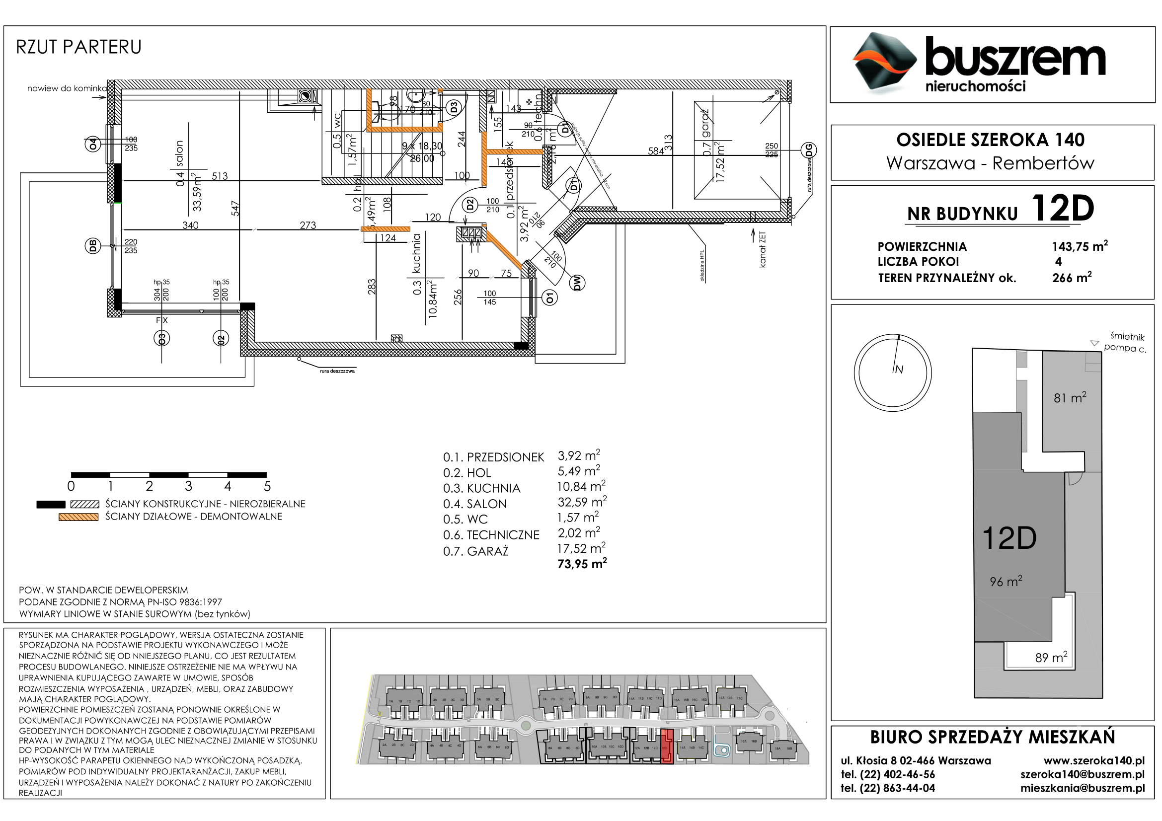 Dom 143,75 m², oferta nr 12D, Osiedle Szeroka 140, Warszawa, Rembertów, ul. Szeroka 140-idx