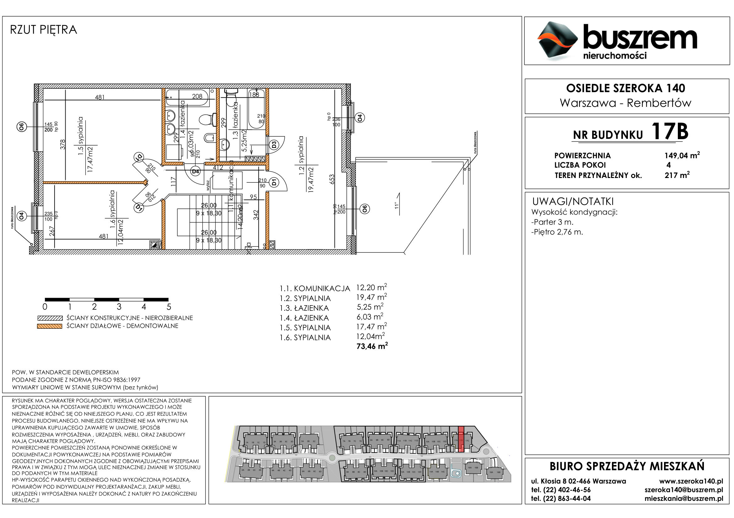 Dom 149,04 m², oferta nr 17B, Osiedle Szeroka 140, Warszawa, Rembertów, ul. Szeroka 140-idx