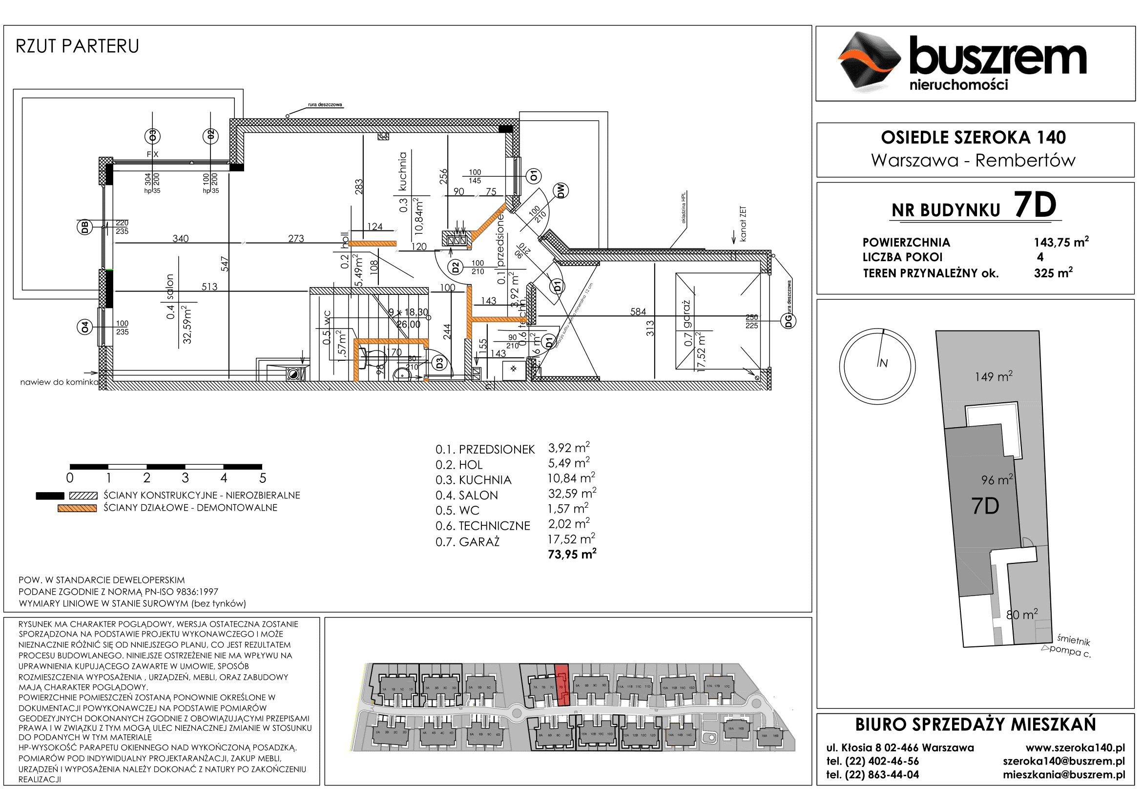 Dom 143,75 m², oferta nr 7D, Osiedle Szeroka 140, Warszawa, Rembertów, ul. Szeroka 140-idx