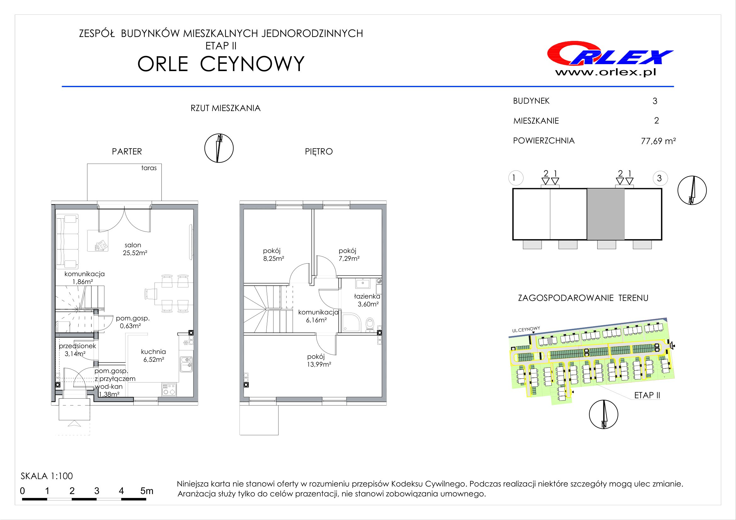 Dom 77,69 m², oferta nr 3/2, Orle, Orle, ul. Ceynowy-idx