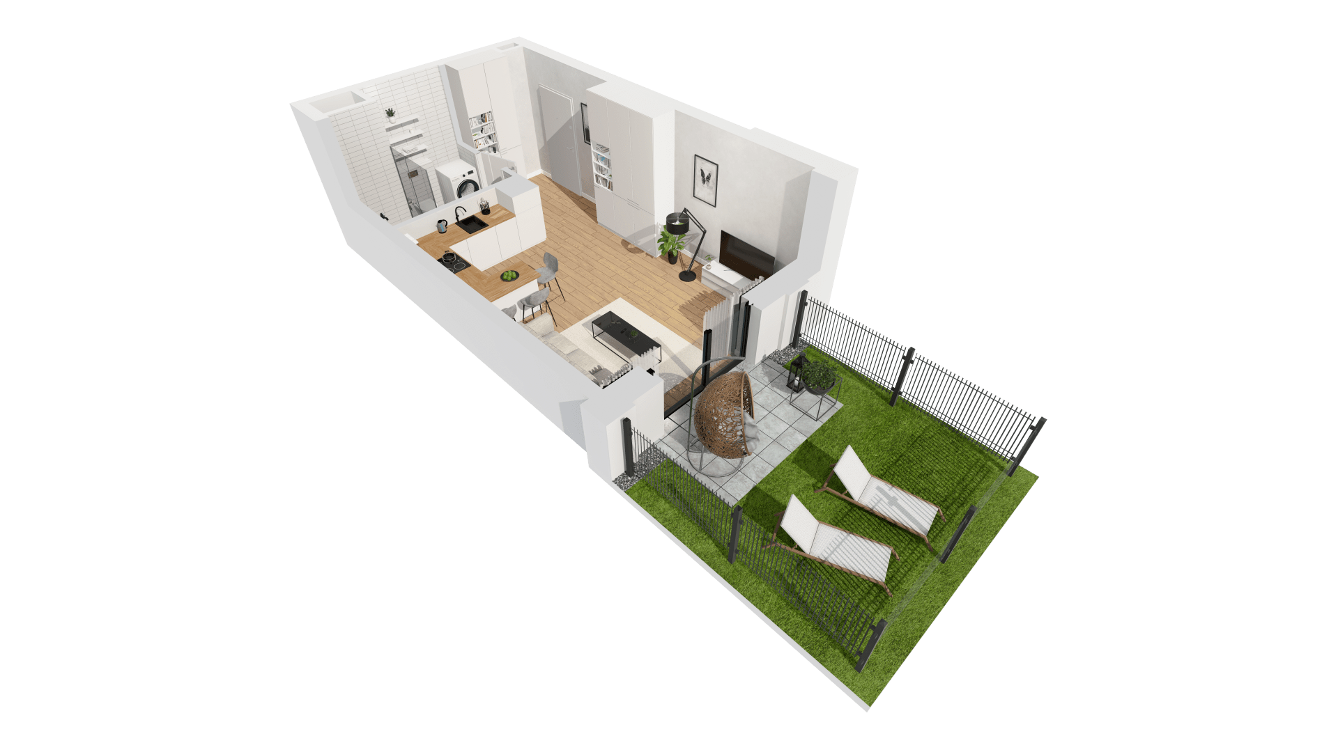 Mieszkanie 29,51 m², piętro 1, oferta nr G/1, DOKI Living - etap II, Gdańsk, Śródmieście, ul. Aleja Doki-idx