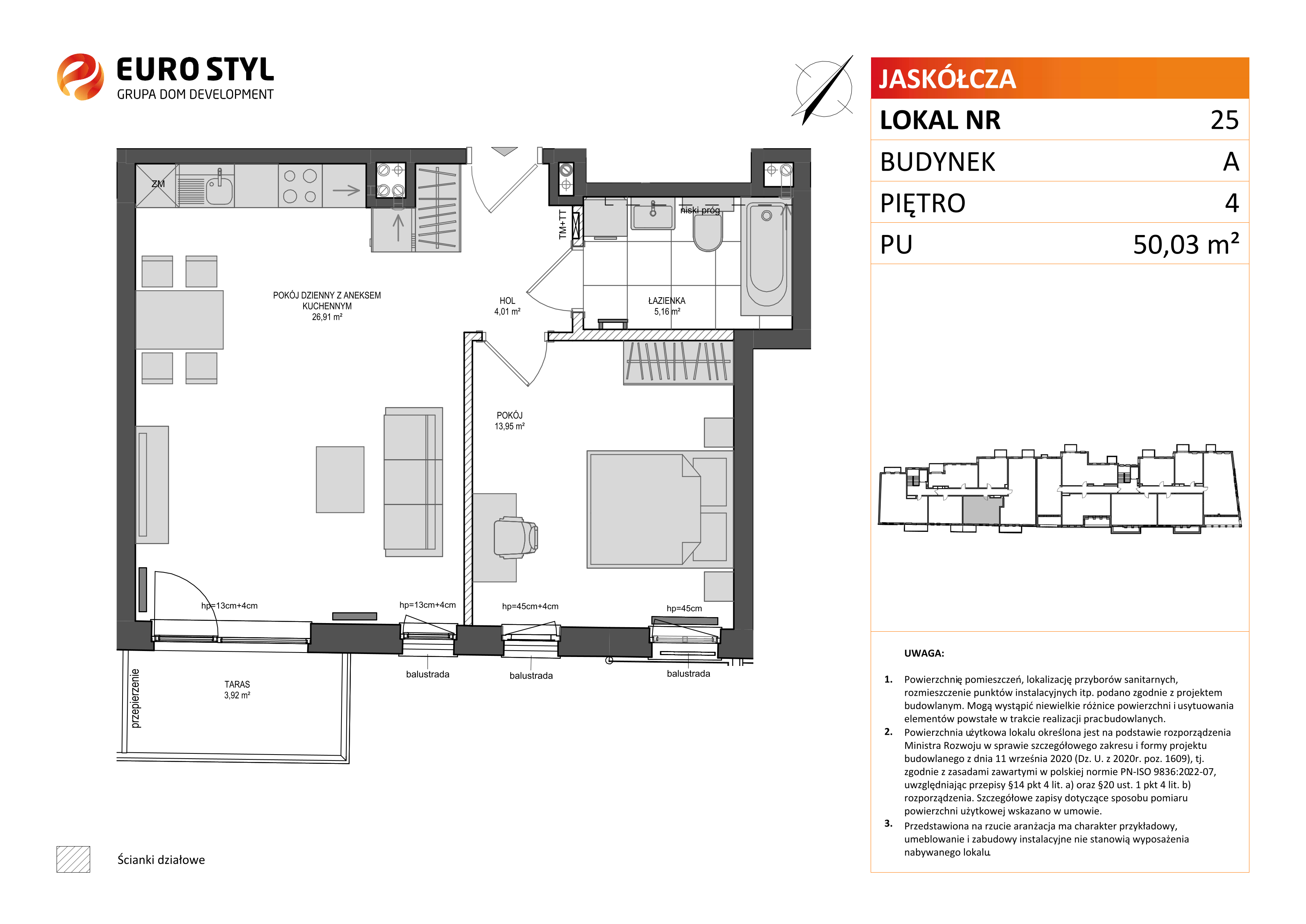 Mieszkanie 50,03 m², piętro 4, oferta nr A/25, Jaskółcza, Gdańsk, Śródmieście, Dolne Miasto, ul. Jaskółcza-idx