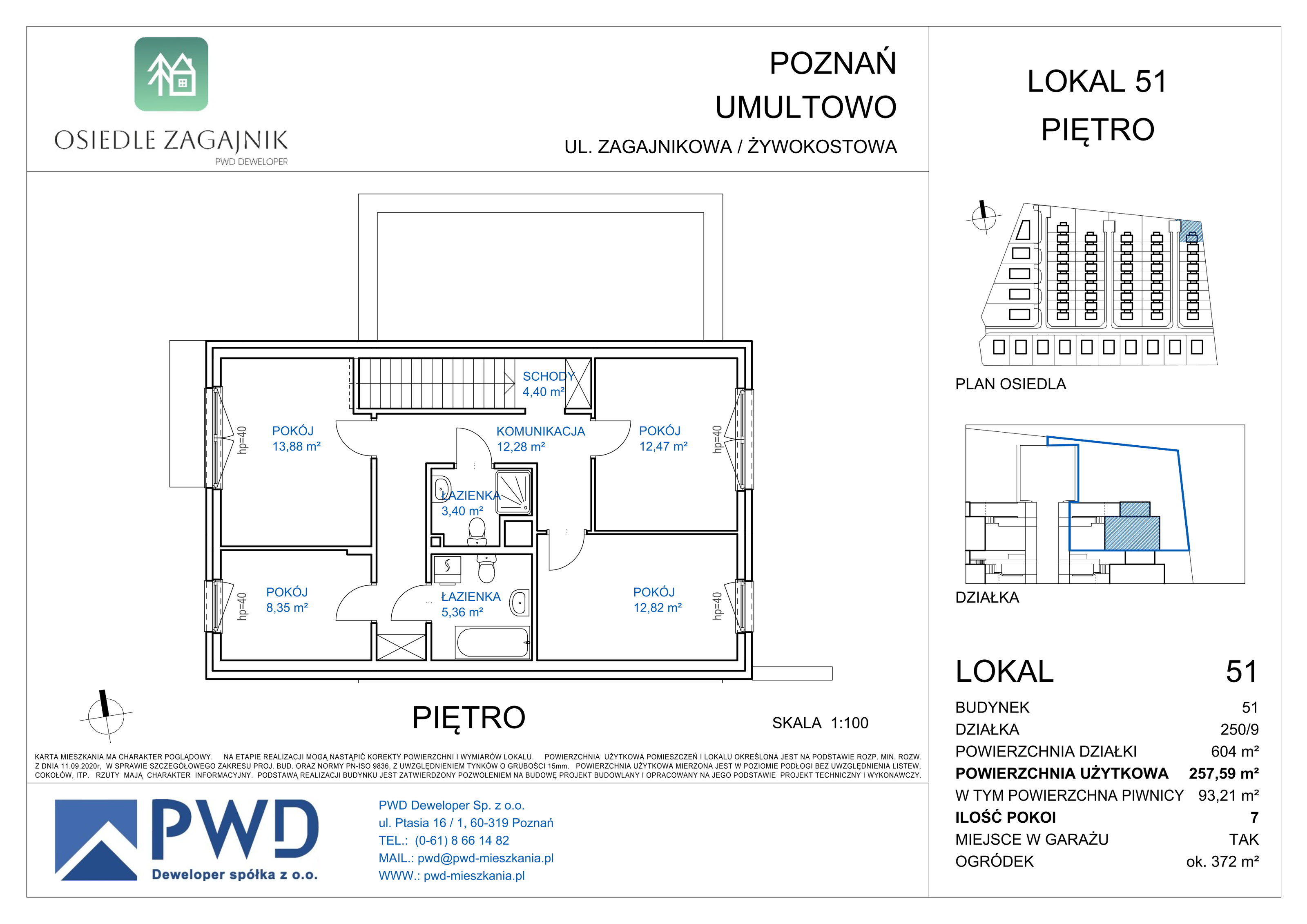 Dom 164,38 m², oferta nr 51, Osiedle Zagajnik - Domy, Poznań, Umultowo, Umultowo, ul. Zagajnikowa-idx