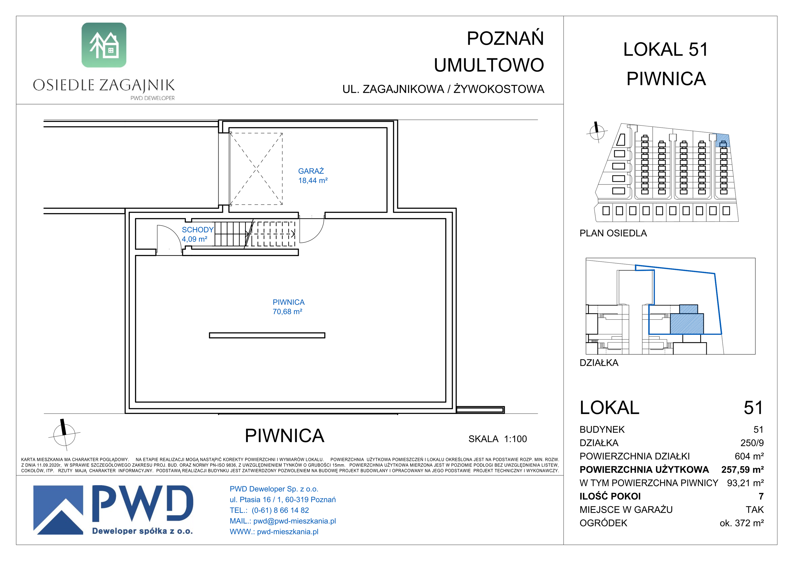 Dom 164,38 m², oferta nr 51, Osiedle Zagajnik - Domy, Poznań, Umultowo, Umultowo, ul. Zagajnikowa-idx