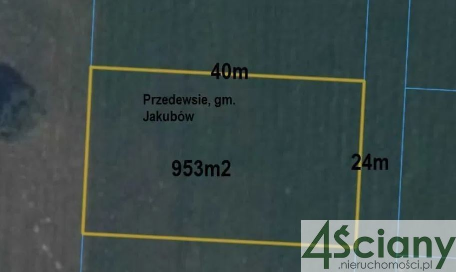 Działka 953,00 m², oferta nr , 8126/3098/OGS, Przedewsie-idx