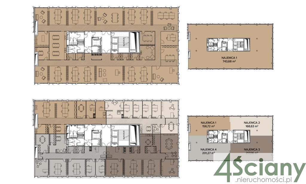 Lokal użytkowy 132,00 m², oferta nr , 2921/3098/OLW, Warszawa, Mokotów, Mokotów-idx