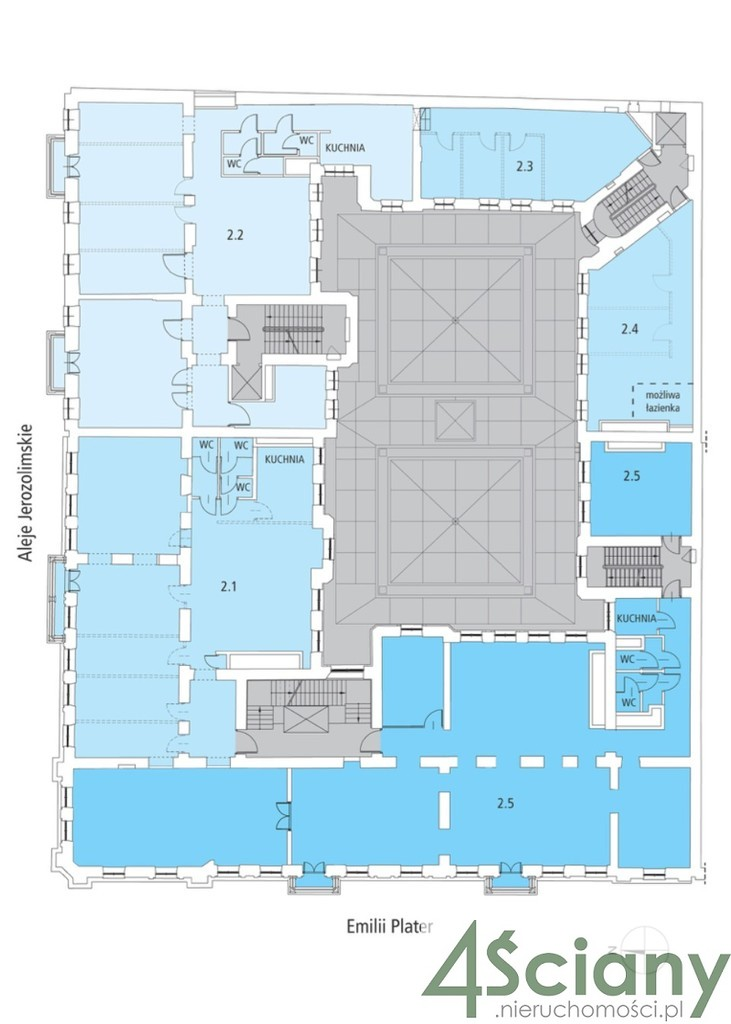 Biuro 59,77 m², oferta nr , 3699/3098/OLW, Warszawa, Śródmieście, Śródmieście-idx