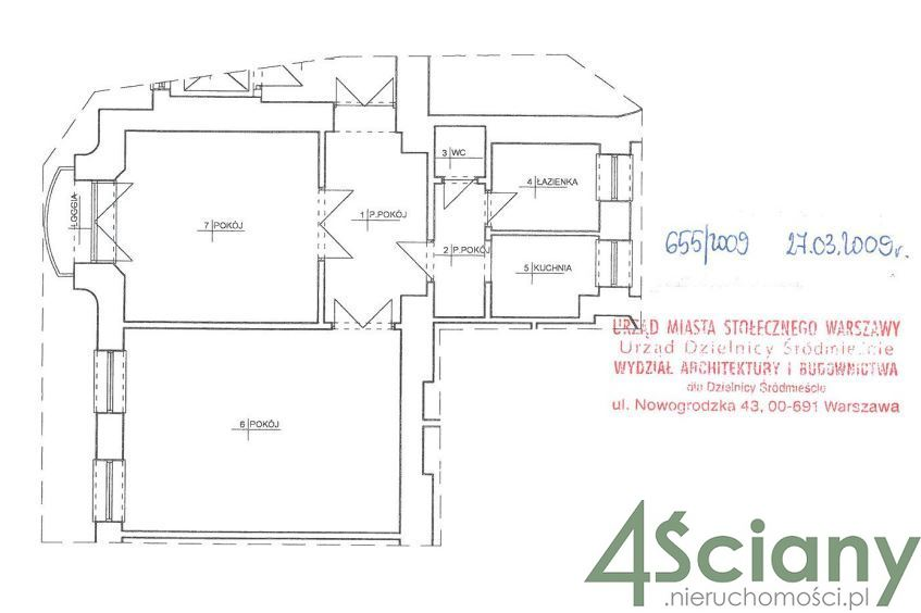 Mieszkanie 60,00 m², piętro 1, oferta nr , 63826/3098/OMS, Warszawa, Śródmieście, Śródmieście, Mokotowska-idx