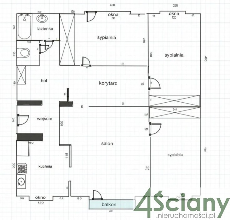 Mieszkanie 85,00 m², piętro 2, oferta nr , 63522/3098/OMS, Warszawa, Ursynów, Ursynów, Edwarda Dembowskiego-idx