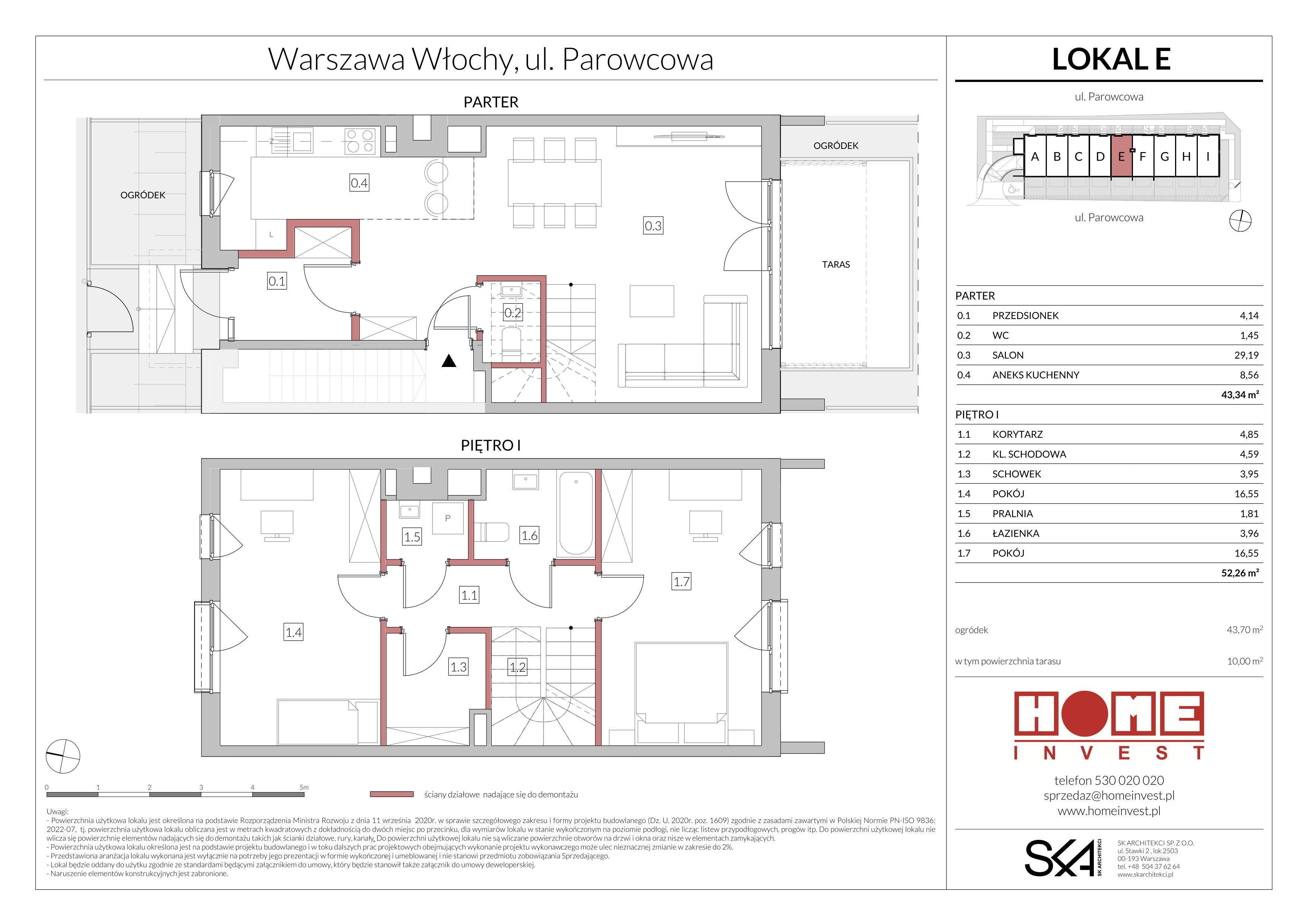 Mieszkanie 147,68 m², parter, oferta nr E, Ostoja Włochy, Warszawa, Włochy, Nowe Włochy, ul. Parowcowa-idx