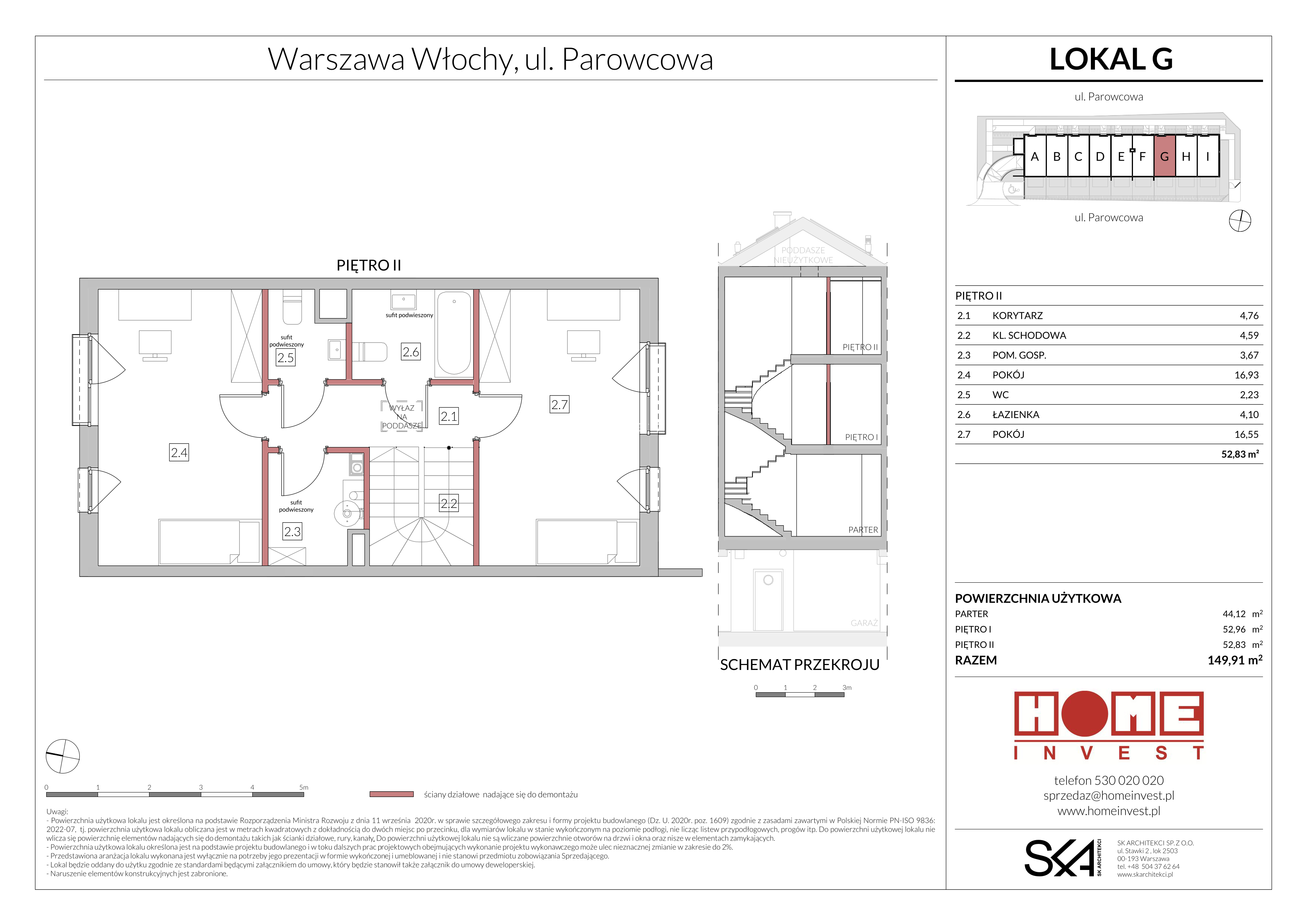 Mieszkanie 149,91 m², parter, oferta nr G, Ostoja Włochy, Warszawa, Włochy, Nowe Włochy, ul. Parowcowa-idx