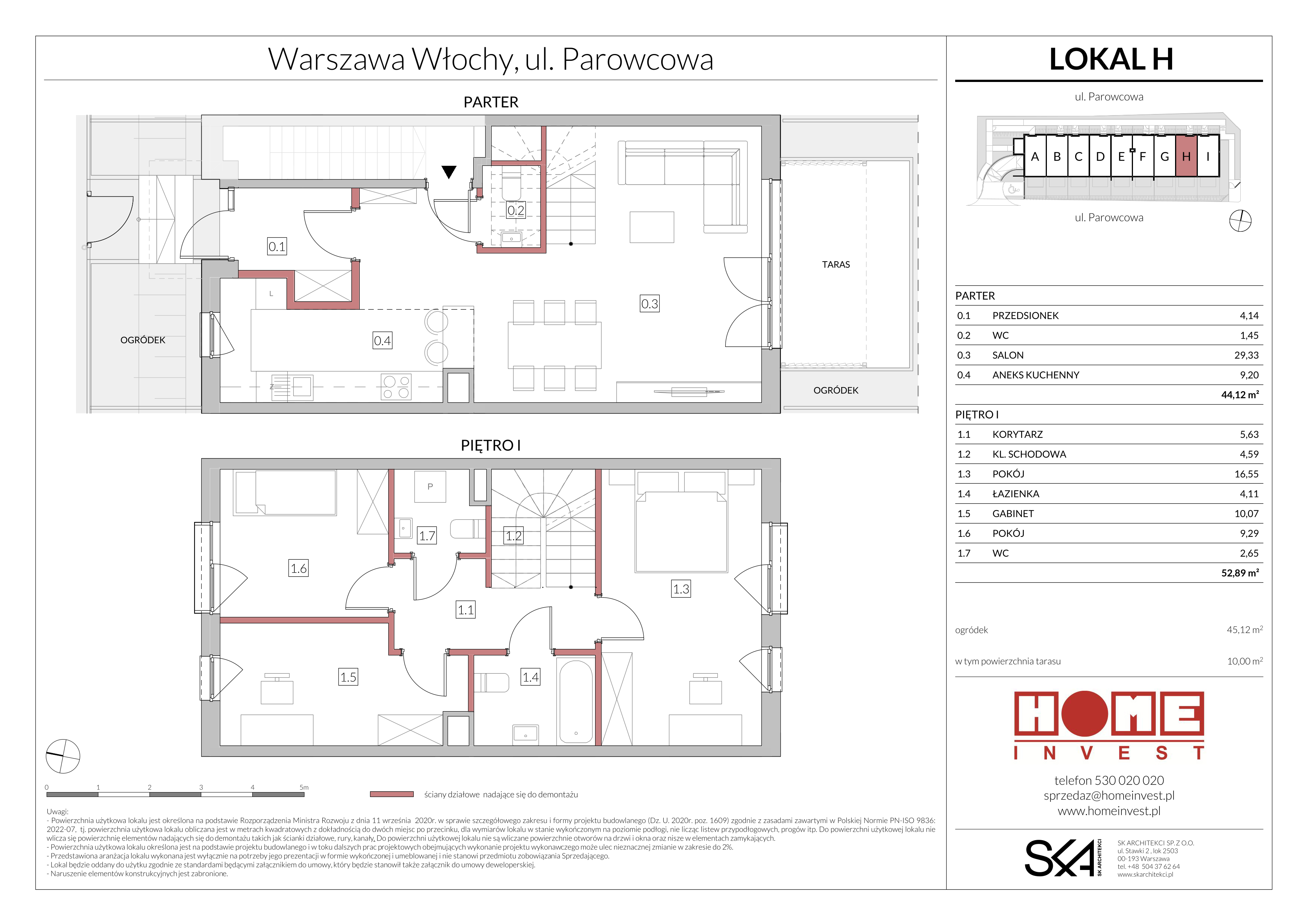 Mieszkanie 149,92 m², parter, oferta nr H, Ostoja Włochy, Warszawa, Włochy, Nowe Włochy, ul. Parowcowa-idx