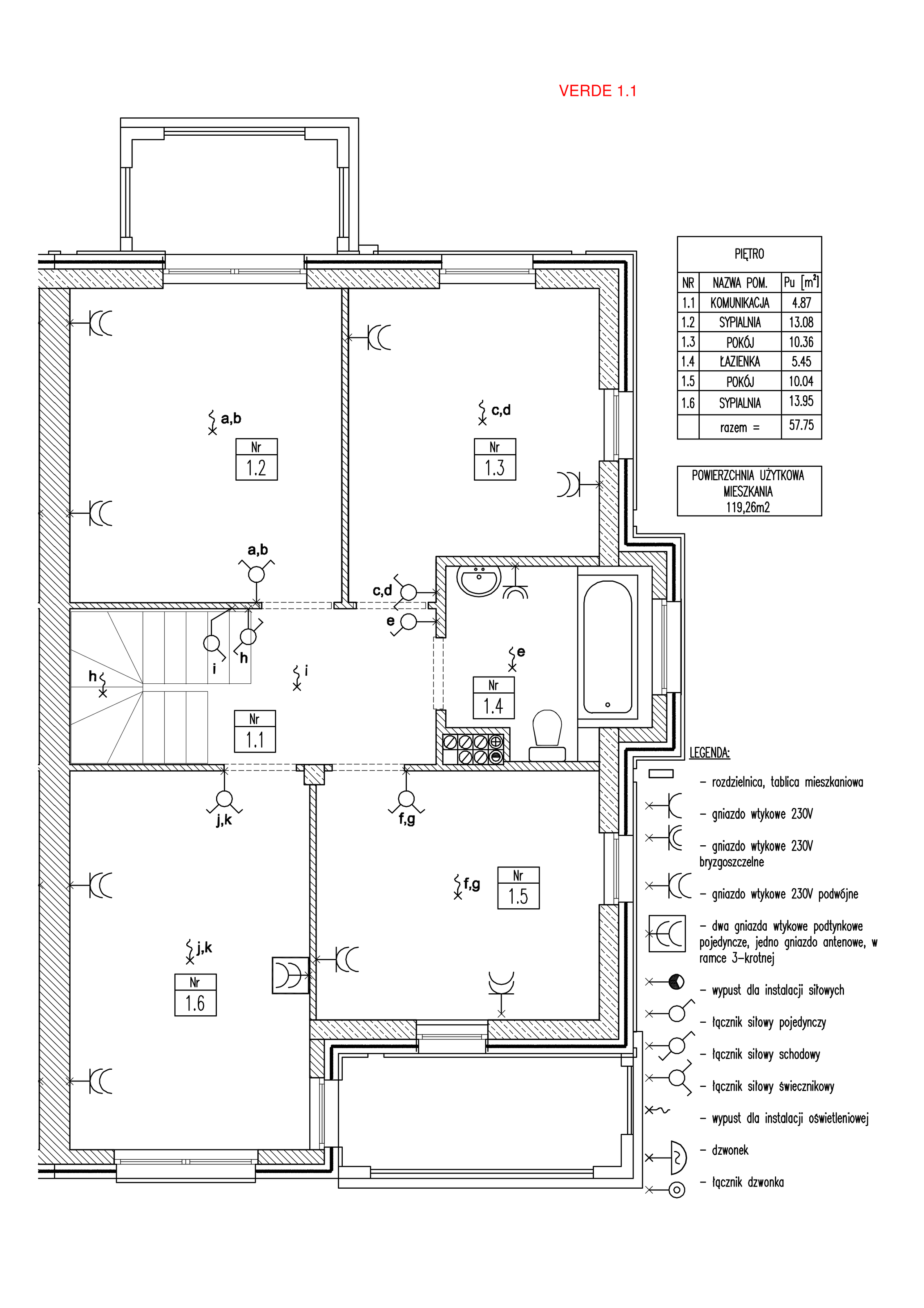 Dom 119,00 m², oferta nr 1.1, Domy Verde, Gdynia, Pogórze, Aleja Iberyjska-idx