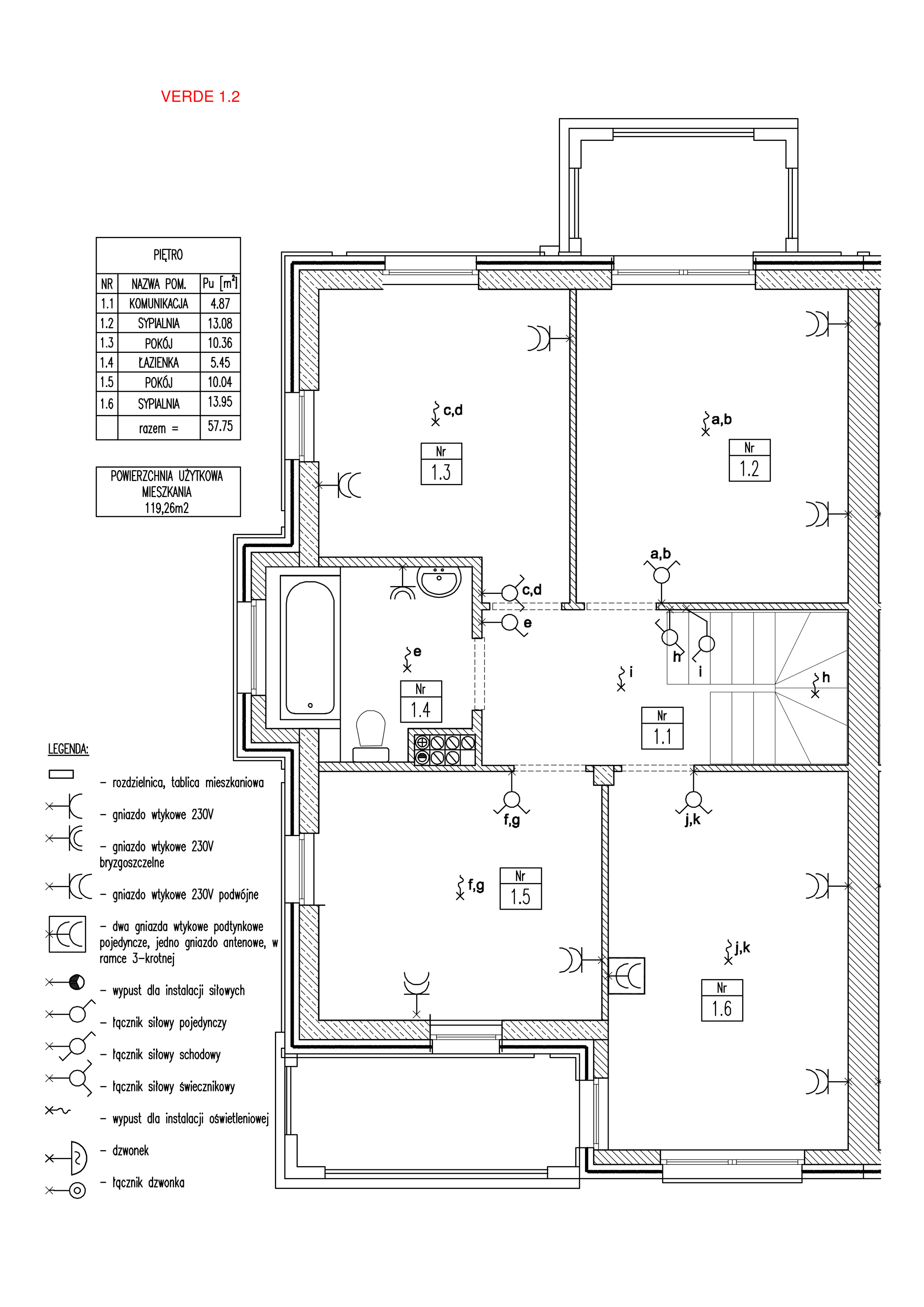 Dom 119,00 m², oferta nr 1.2, Domy Verde, Gdynia, Pogórze, Aleja Iberyjska-idx