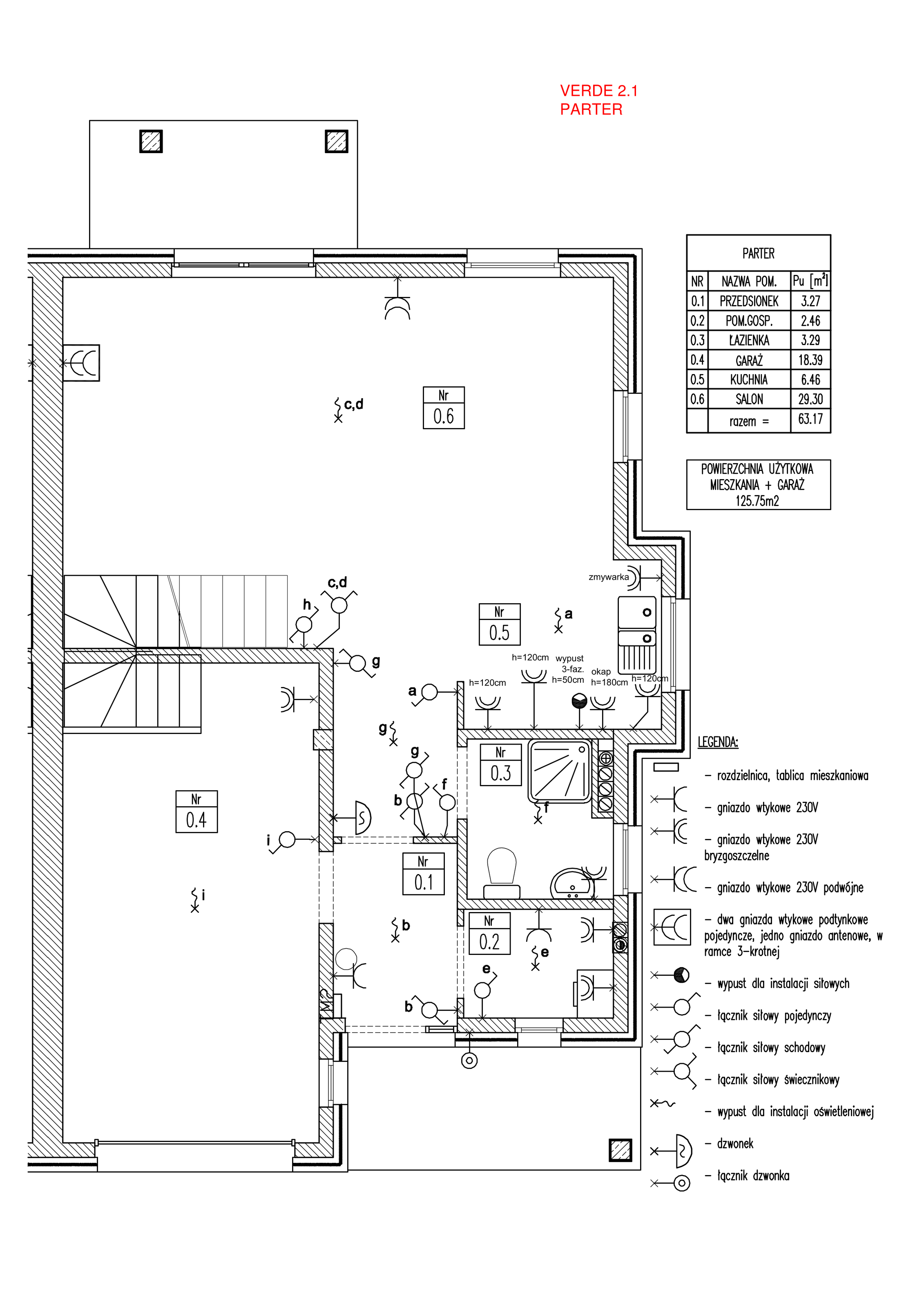 Dom 126,00 m², oferta nr 2.1, Domy Verde, Gdynia, Pogórze, Aleja Iberyjska-idx