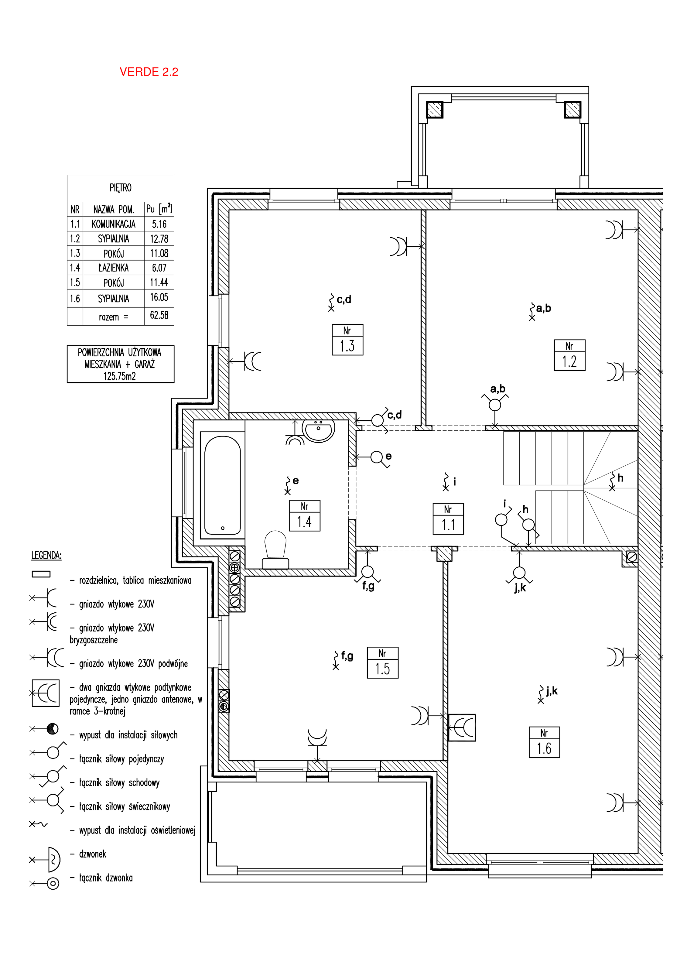 Dom 126,00 m², oferta nr 2.2, Domy Verde, Gdynia, Pogórze, Aleja Iberyjska-idx