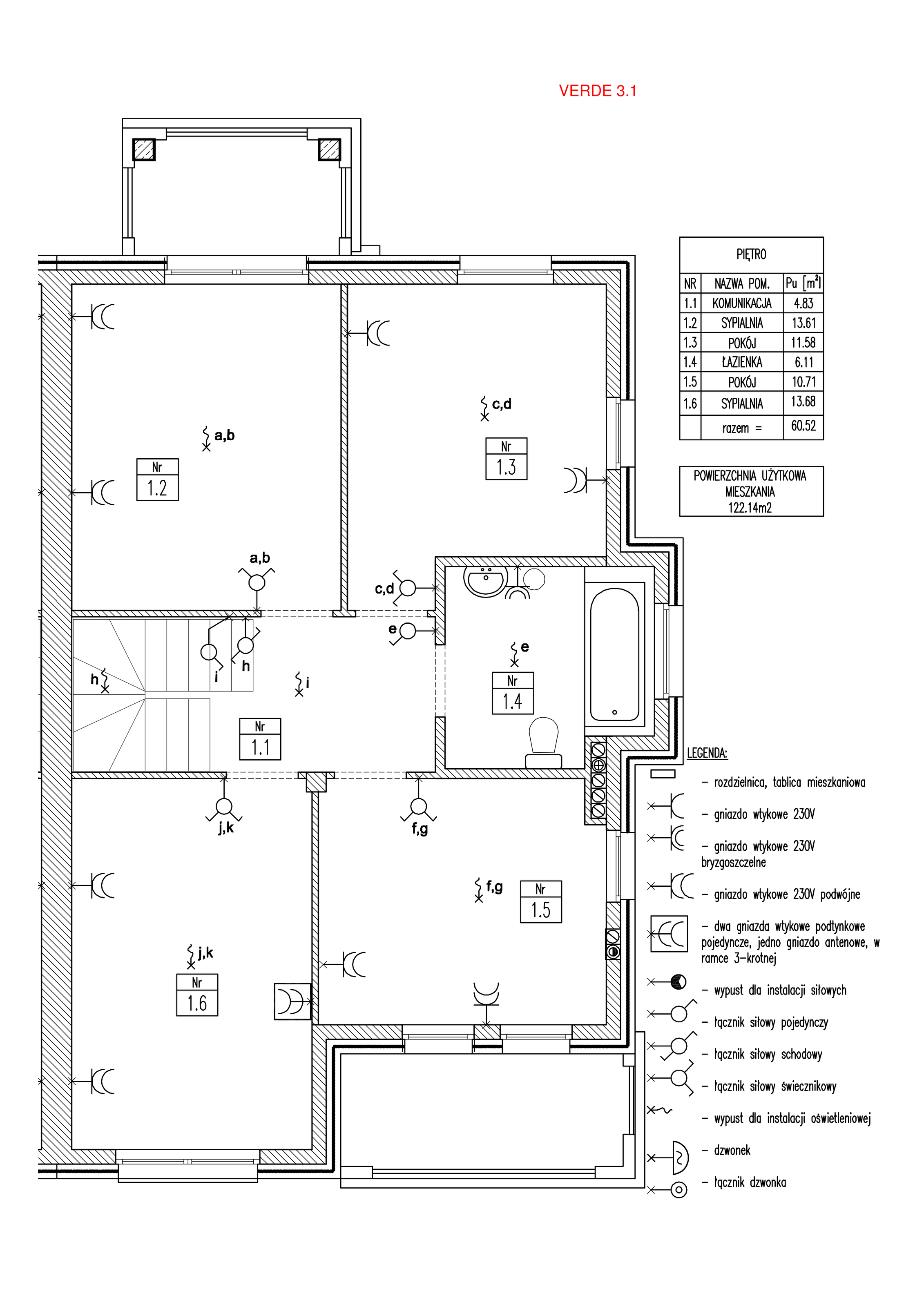 Dom 122,00 m², oferta nr 3.1, Domy Verde, Gdynia, Pogórze, Aleja Iberyjska-idx