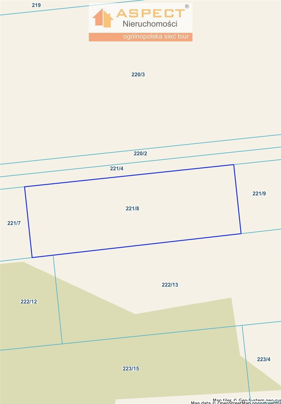 Działka 1 520,00 m², oferta nr , AWY-GS-48208, Zabrodzie-idx