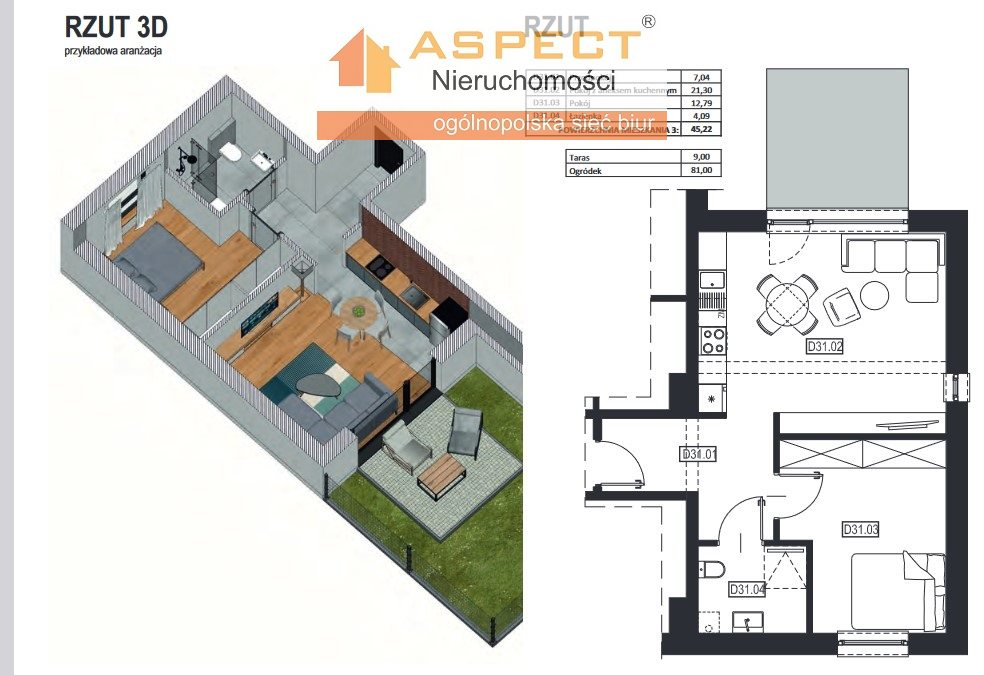 Mieszkanie 45,22 m², parter, oferta nr , ASP-MS-48762, Żory-idx