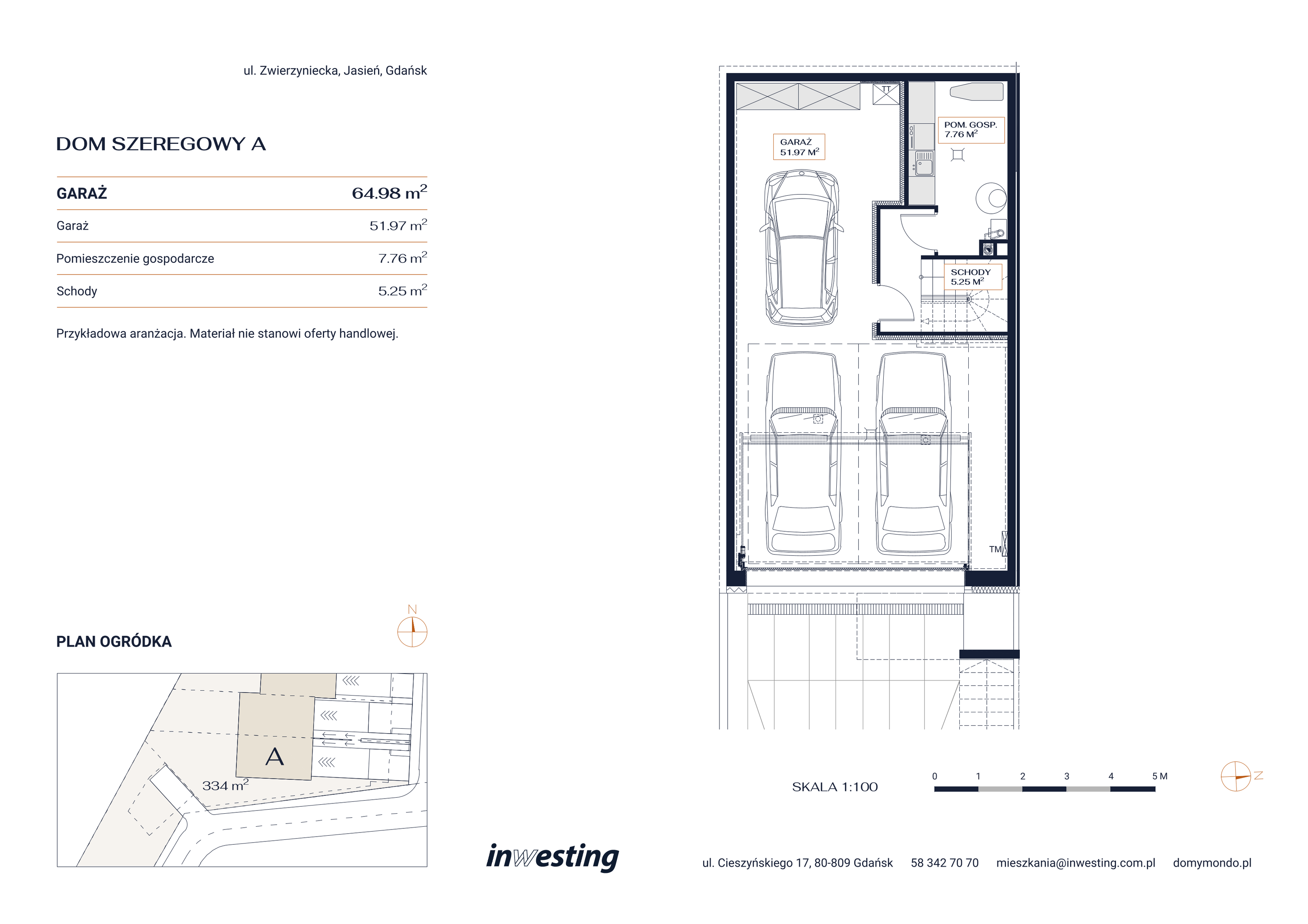 Dom 195,07 m², oferta nr A, Osiedle Mondo, Gdańsk, Jasień, ul. Zwierzyniecka-idx