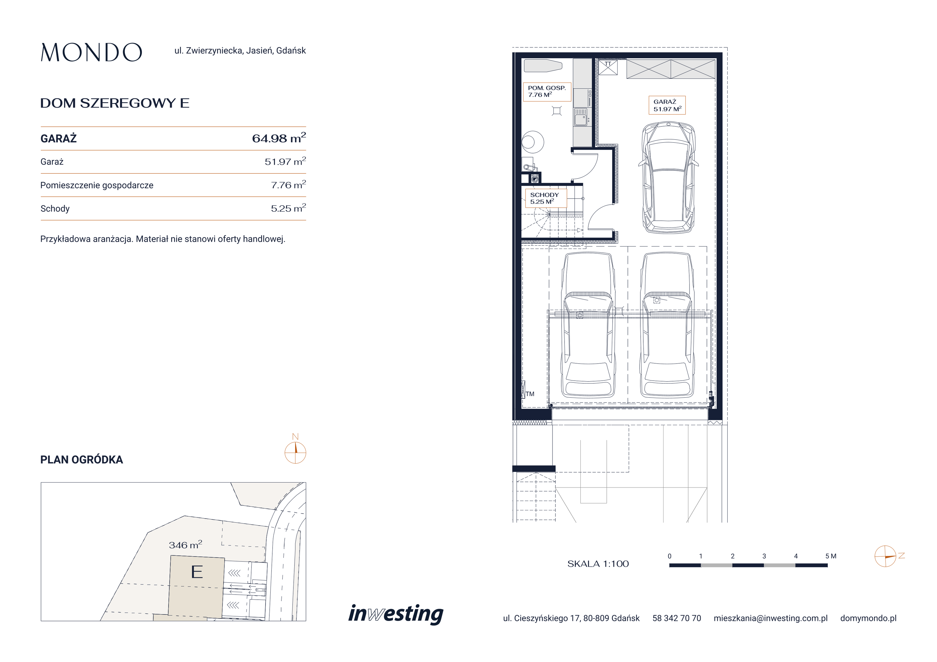 Dom 195,07 m², oferta nr E, Osiedle Mondo, Gdańsk, Jasień, ul. Zwierzyniecka-idx