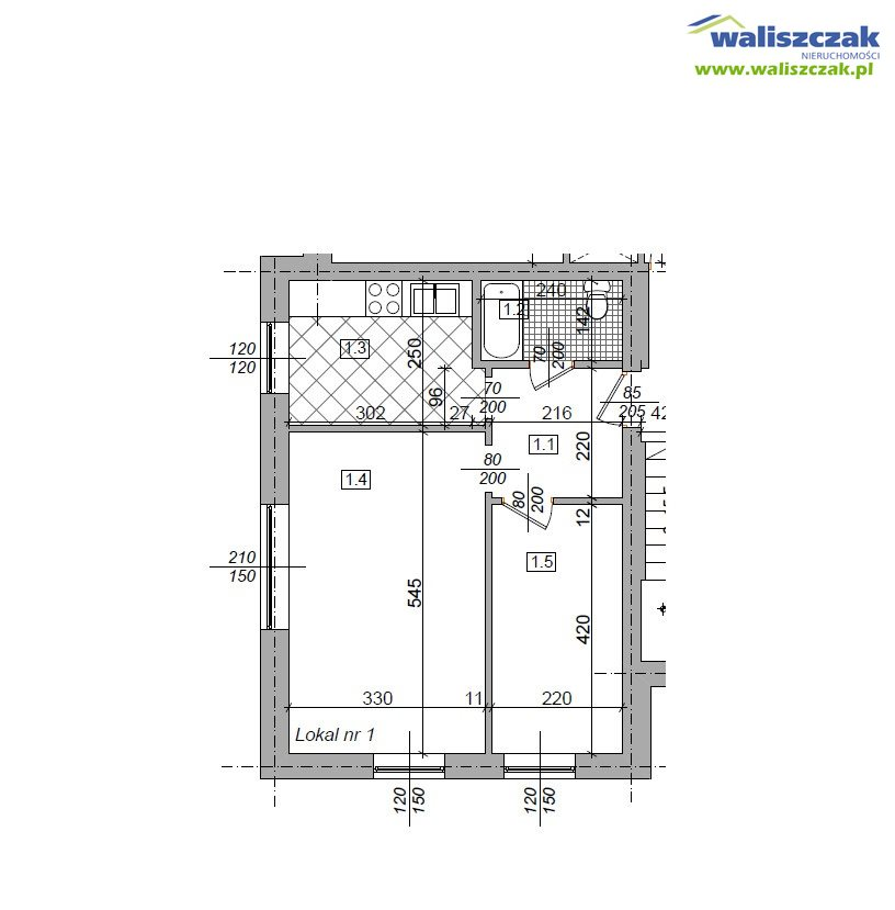 Mieszkanie 43,20 m², parter, oferta nr , MS-14116, Moszczenica, Dworcowa-idx