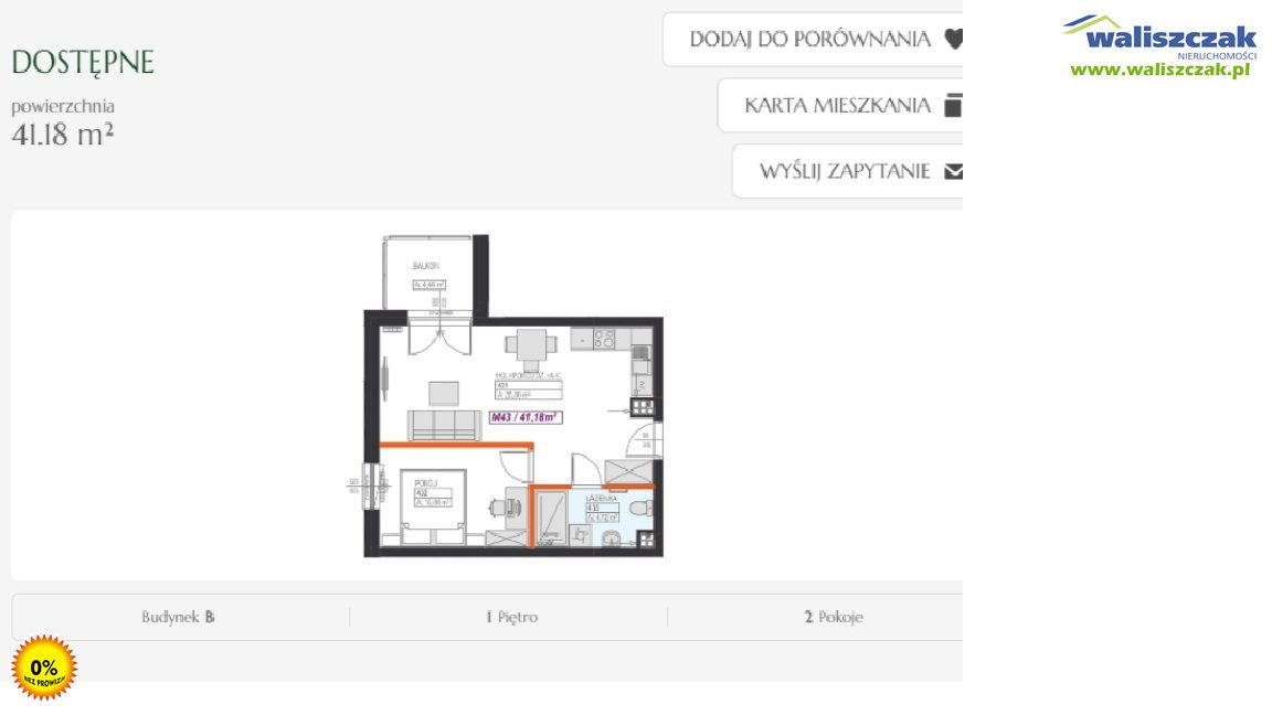 Mieszkanie 41,18 m², piętro 1, oferta nr , MS-13795, Piotrków Trybunalski-idx