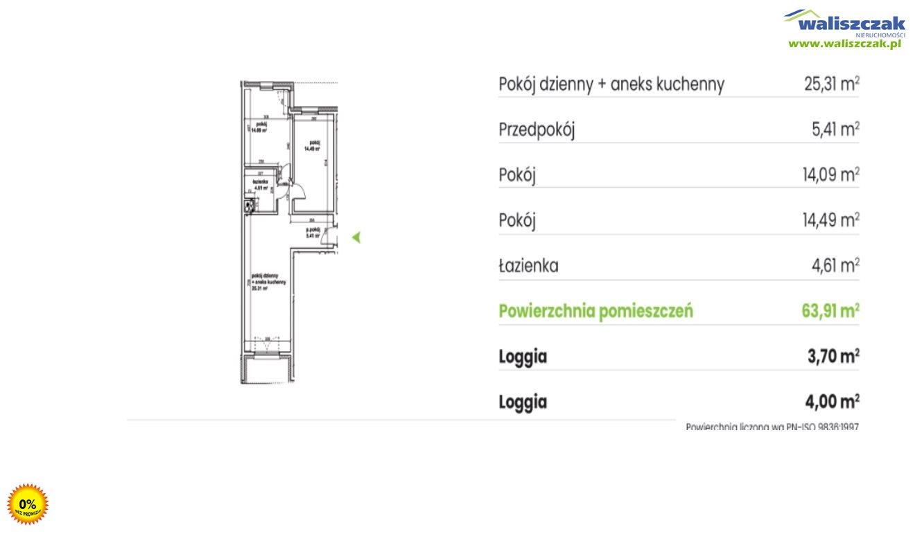 Mieszkanie 66,43 m², piętro 6, oferta nr , MS-13472, Piotrków Trybunalski-idx