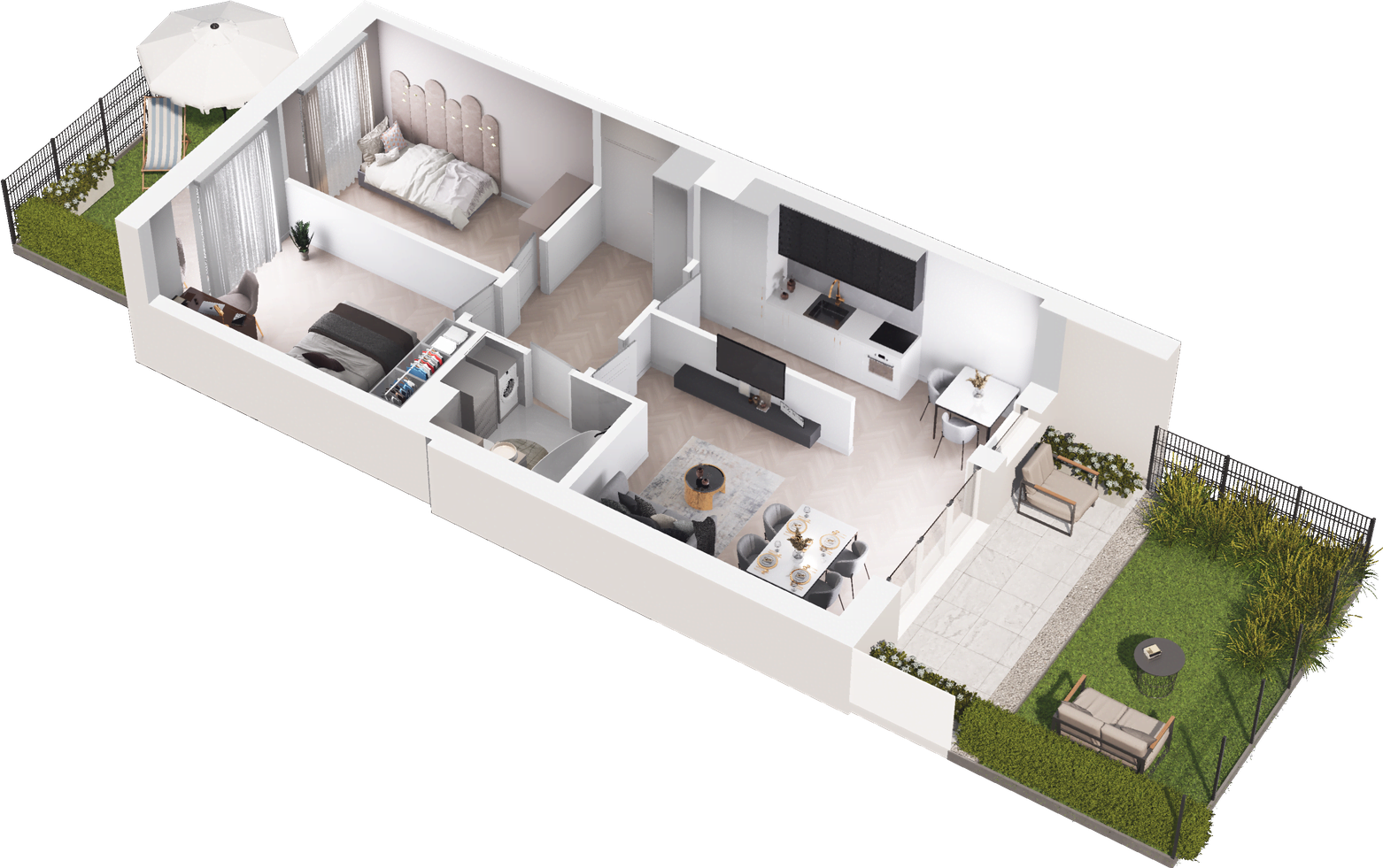 Mieszkanie 63,31 m², parter, oferta nr 875, Nowy Grabiszyn 6, Wrocław, Grabiszyn-Grabiszynek, Fabryczna, ul. Miedziana-idx