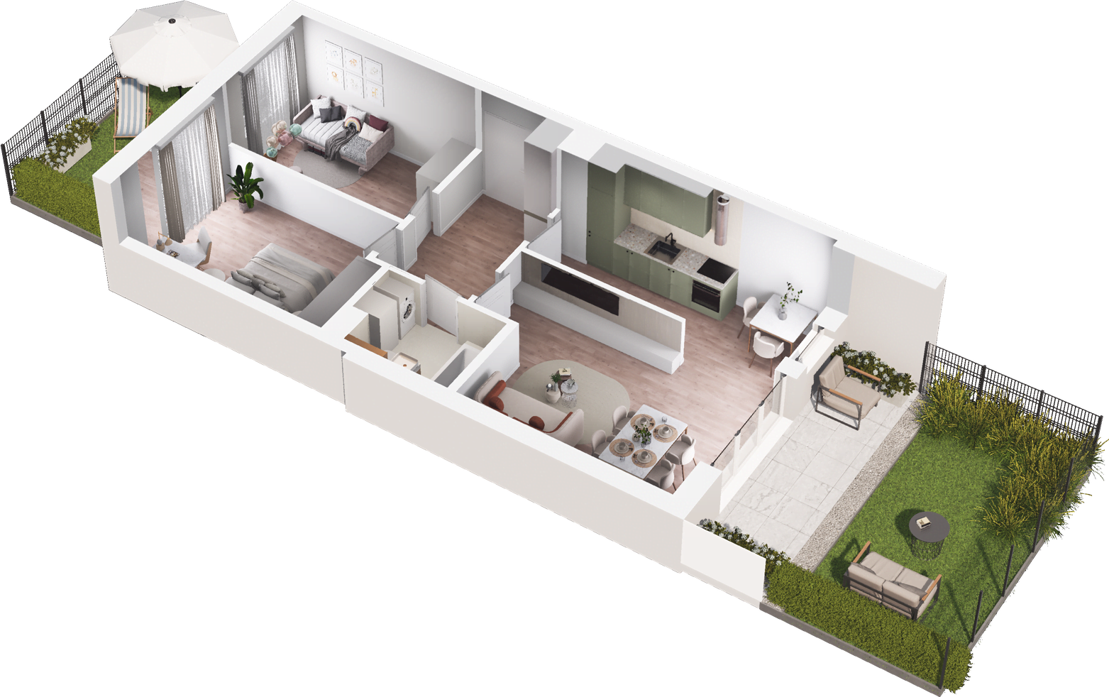 Mieszkanie 63,31 m², parter, oferta nr 875, Nowy Grabiszyn 6, Wrocław, Grabiszyn-Grabiszynek, Fabryczna, ul. Miedziana-idx