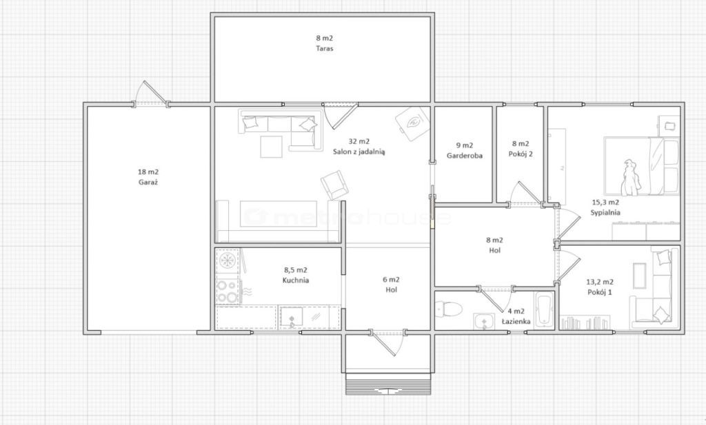 Dom 104,00 m², oferta nr , SDTIFA709, Katowice-idx