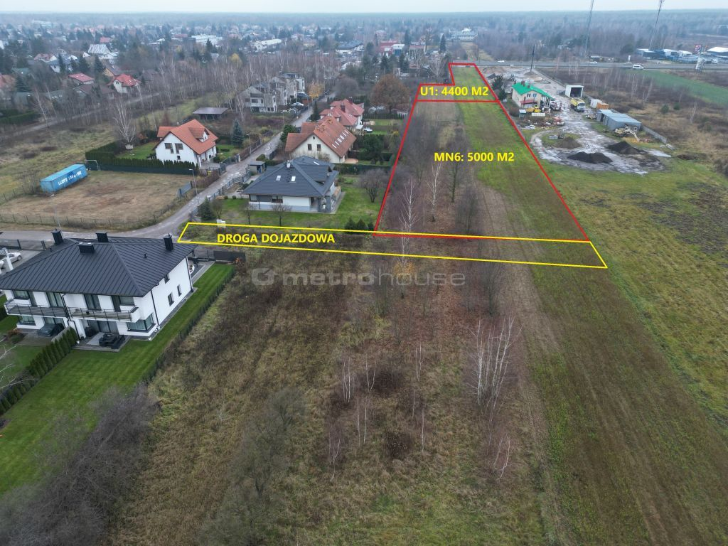 Działka 9 444,00 m², oferta nr , SGRIMI826, Dziekanów Polski, Kolejowa-idx