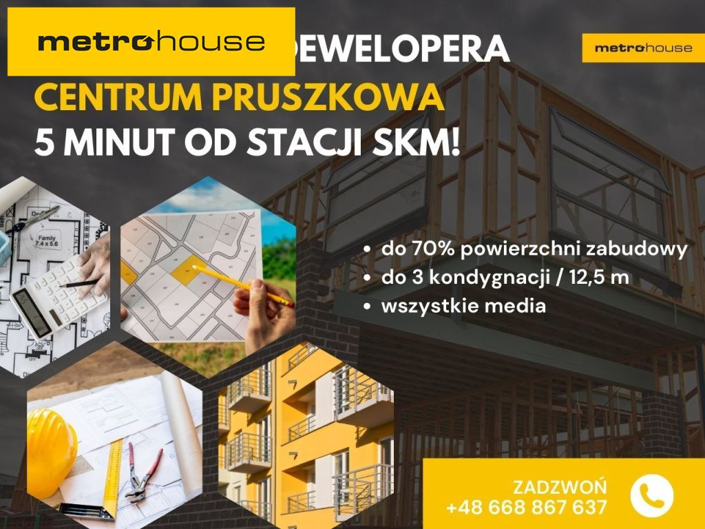 Działka 564,00 m², oferta nr , NOPO680, Pruszków-idx