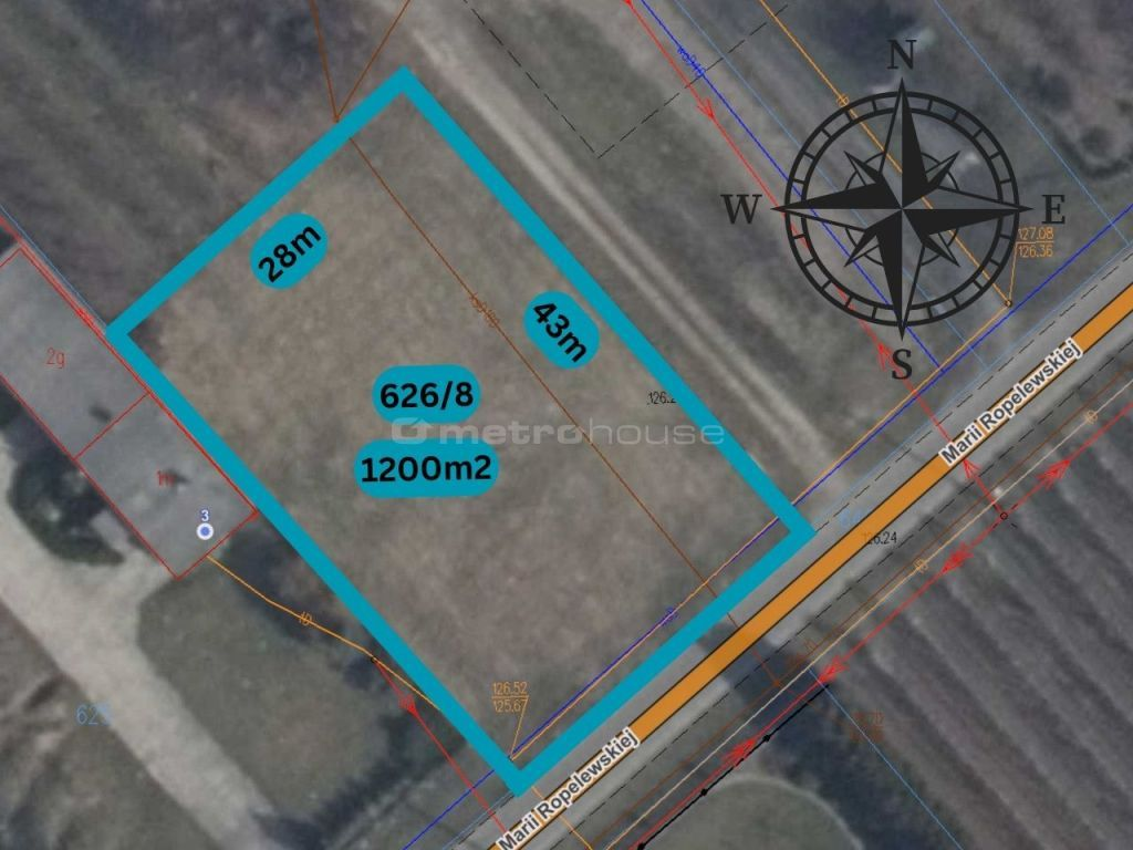 Działka 1 203,00 m², oferta nr , SGZITE603, Warka, Ropelewskiej-idx