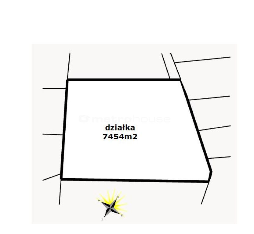 Działka 7 454,00 m², oferta nr , TOBO685, Warszawa, Wawer, Wawer-idx