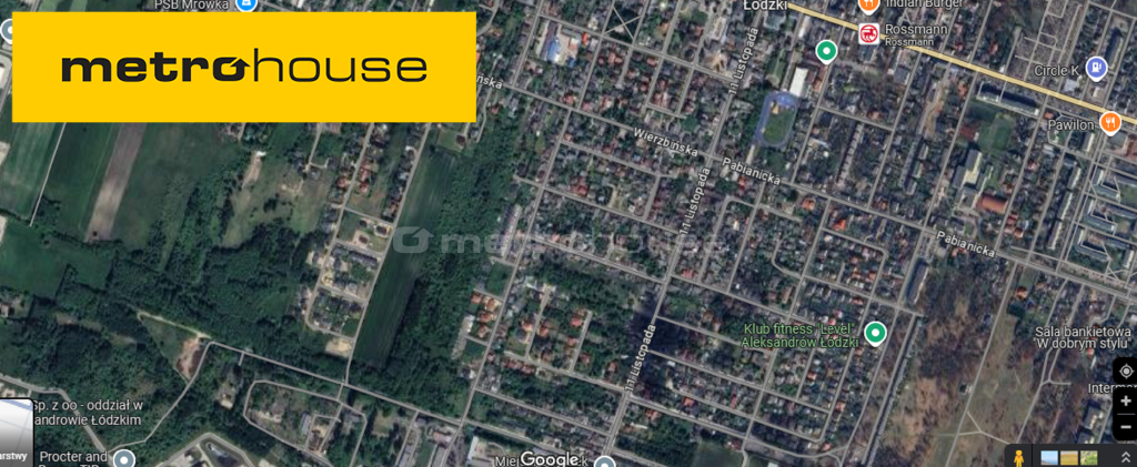 Działka 9 364,00 m², oferta nr , SGZURU293, Aleksandrów Łódzki, Wierzbińska-idx